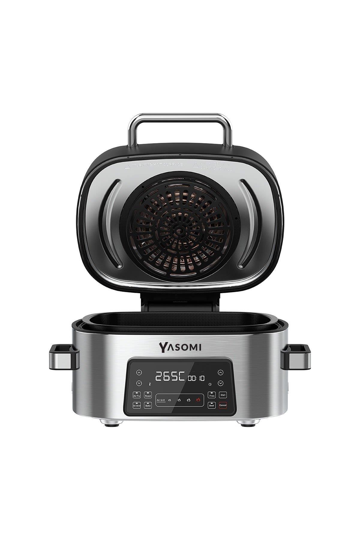 Yasomi Y75 2 In 1 Airfryer Grill Combo Fritöz Ve Izgara 6 L ( Türkiye Garantili)