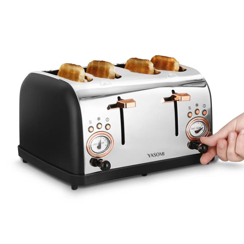 Yasomi YK-628T 4 Dilimli Geniş Yuvalı Tost Makinesi