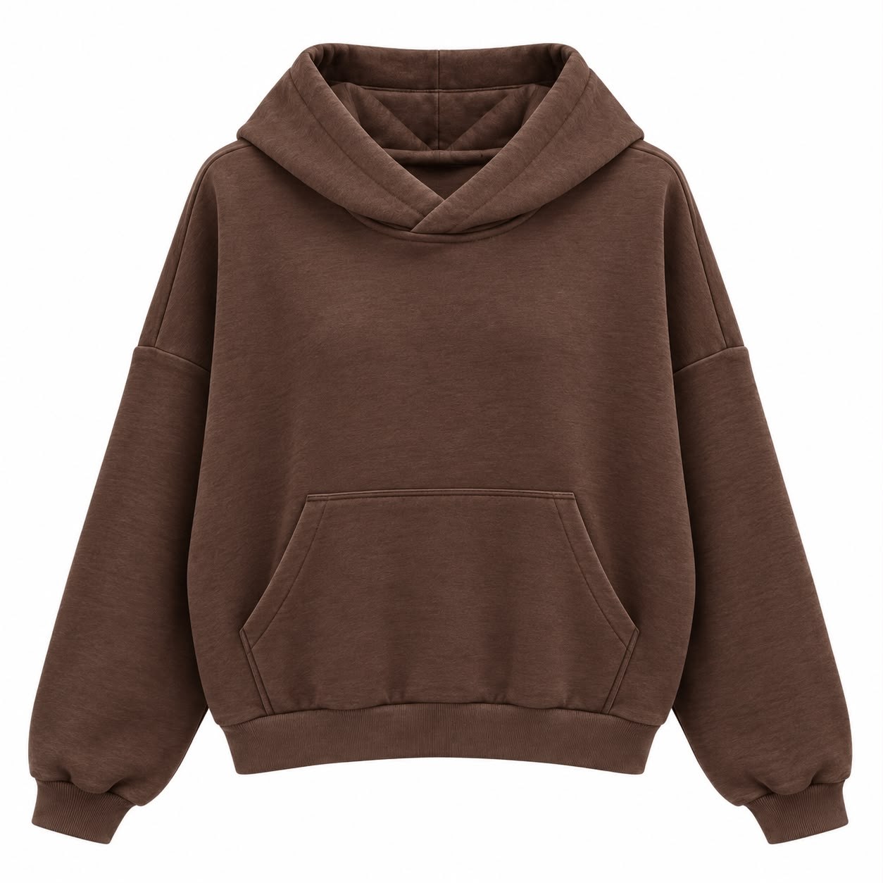 Angel Kahve Arkası Pul Baskılı Sweat