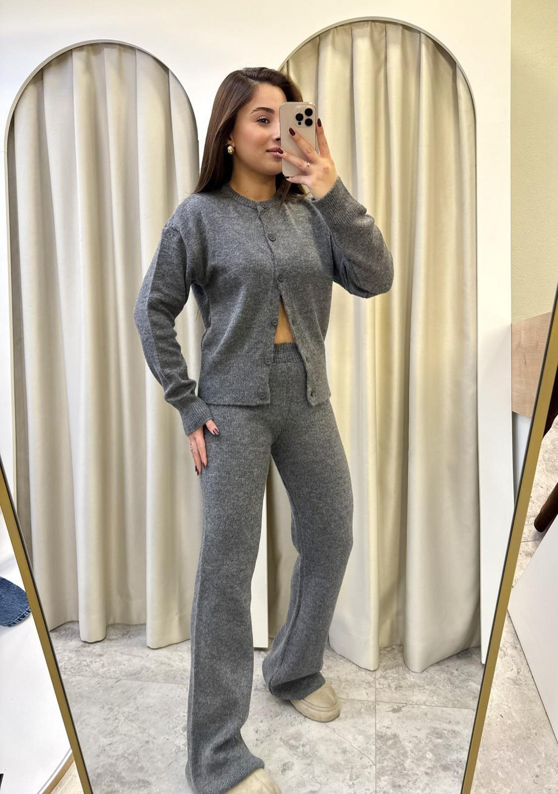 Celina Triko Takım Gri
