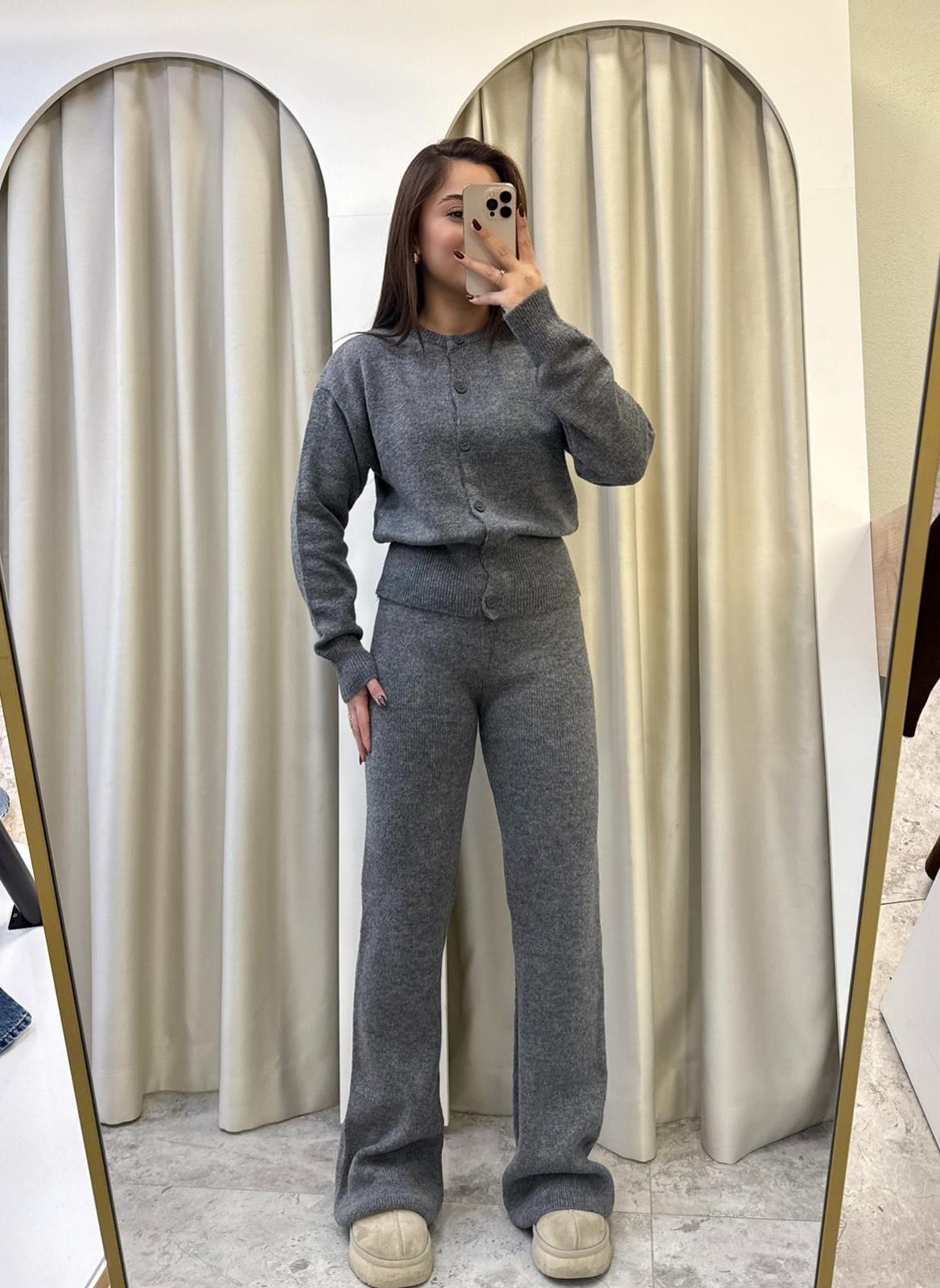Celina Triko Takım Gri
