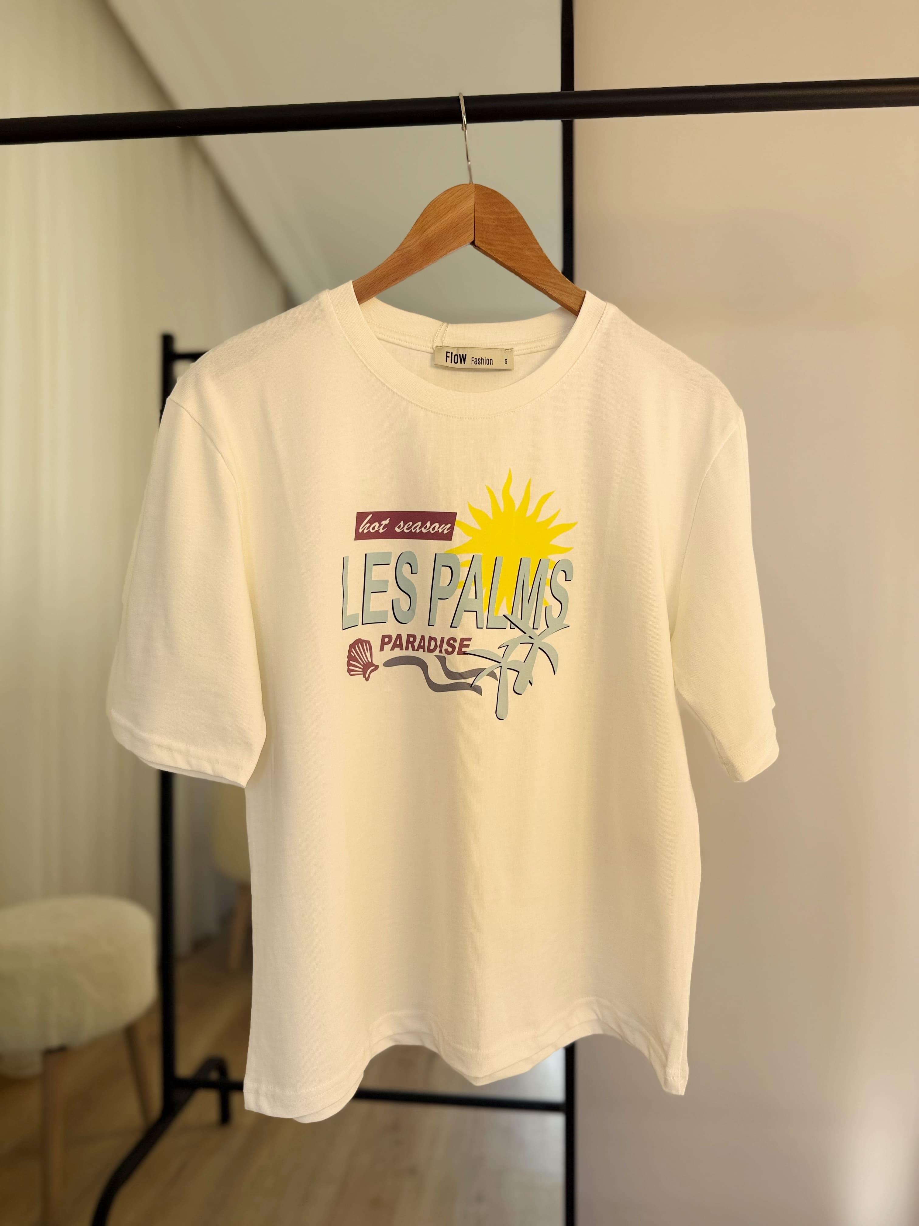 Lespalms Baskılı Premium Tişört