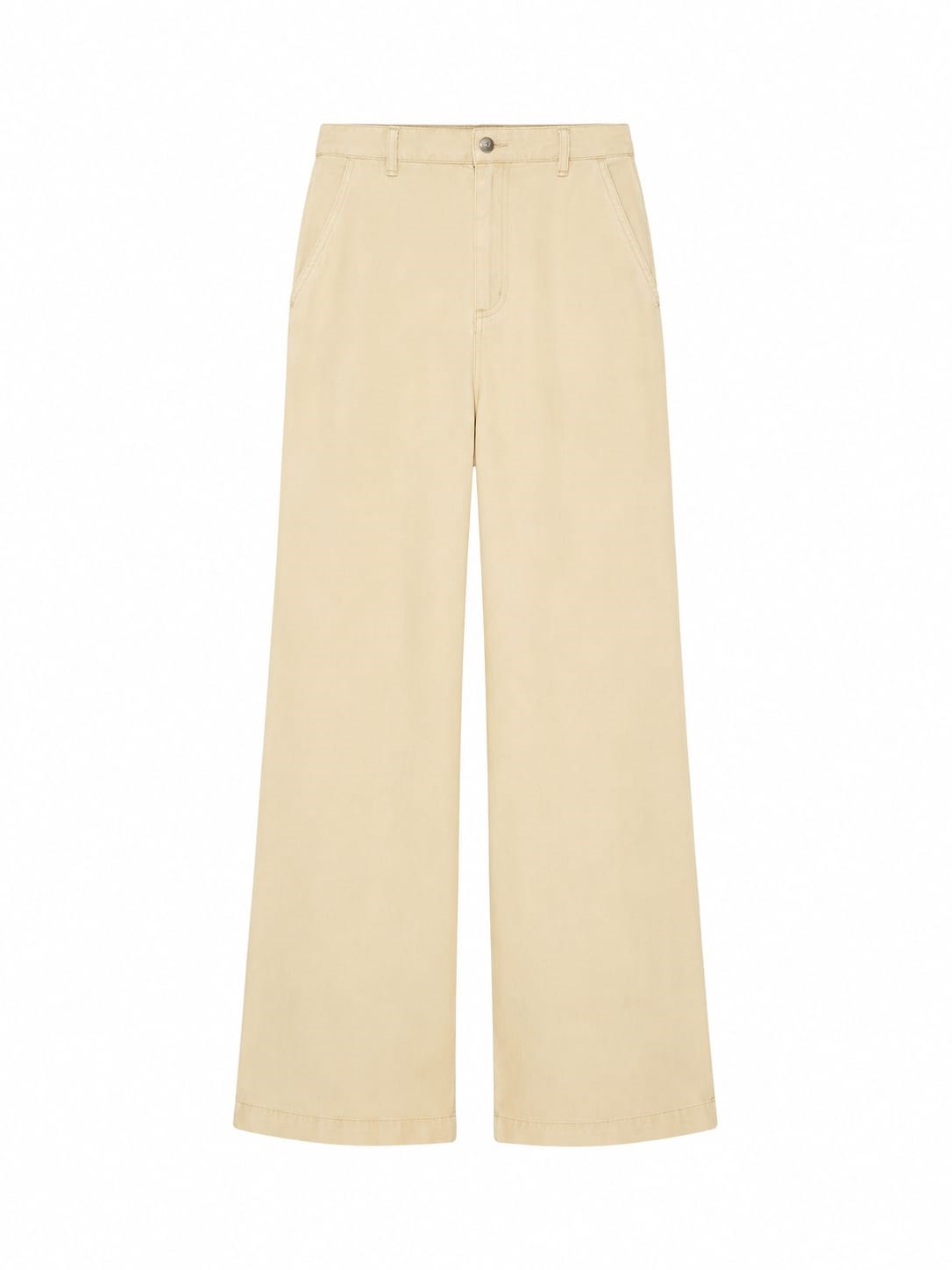 Lucca Taş Wide Leg Tensel Denim Pantolon