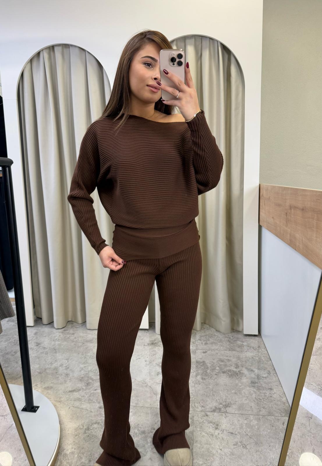 Marka Model Oys Triko Takım- KAHVE