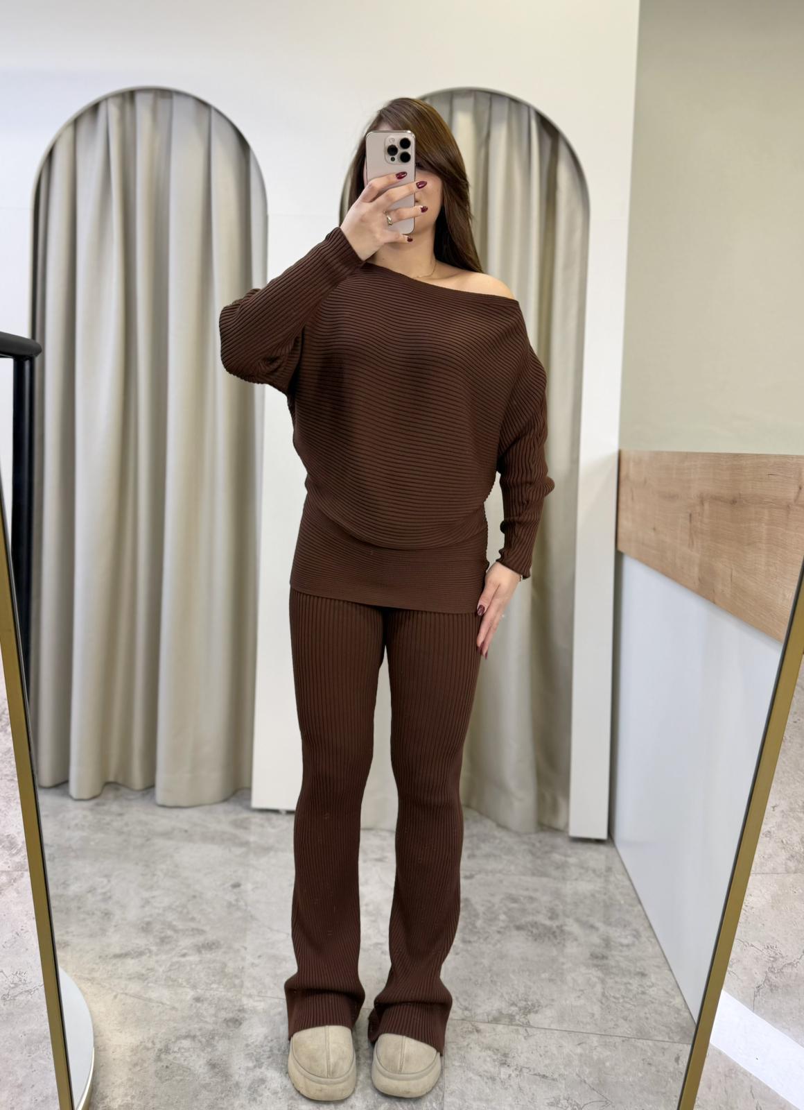 Marka Model Oys Triko Takım- KAHVE