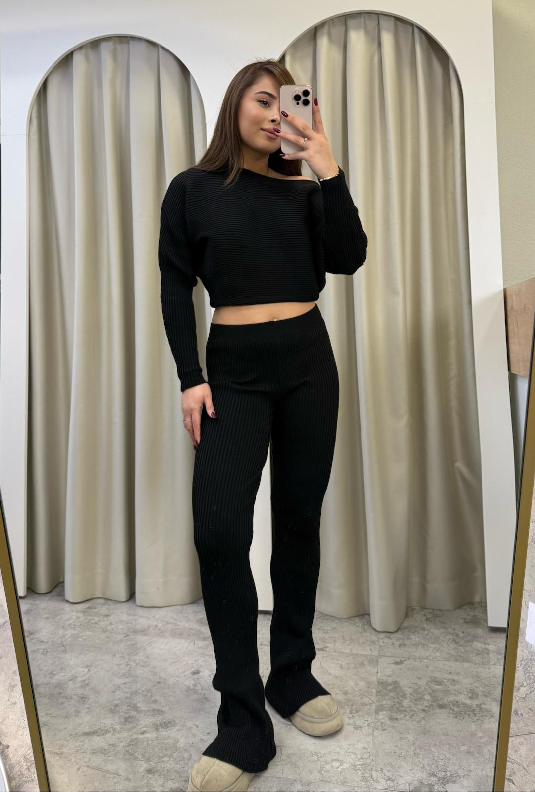 Marka Model Oys Triko Takım-SİYAH