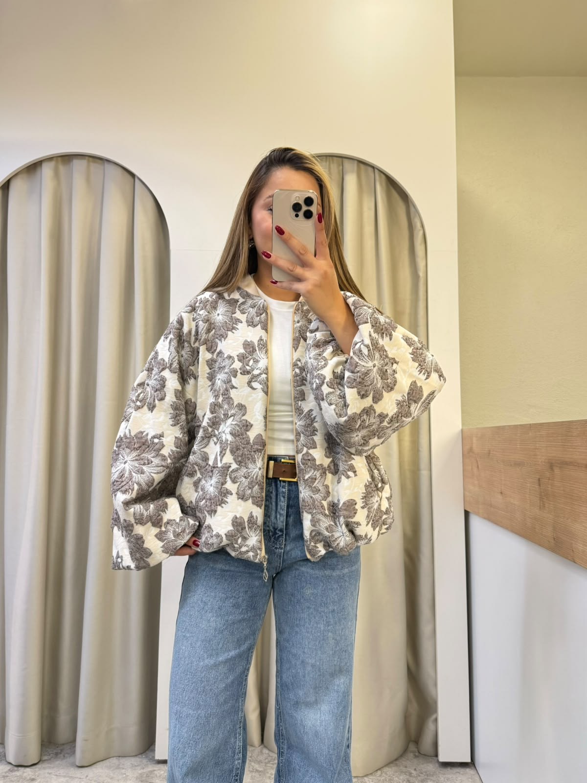 Petal Kahve Astarlı Pinterest Ceket 