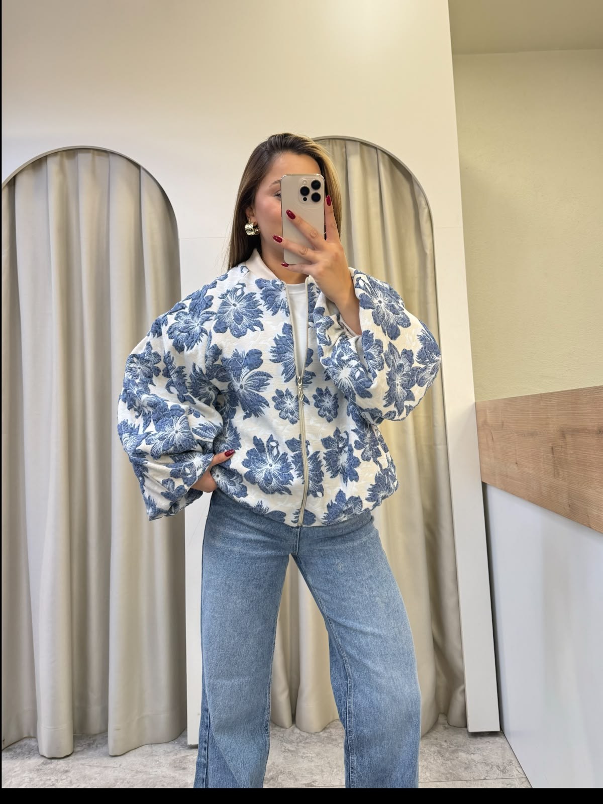 Petal Lacivert Astarlı Pinterest Ceket