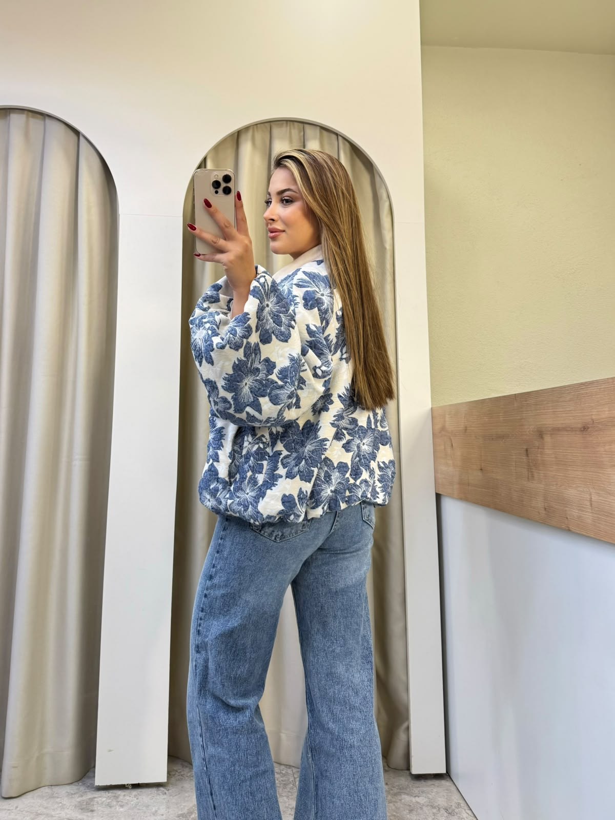 Petal Lacivert Astarlı Pinterest Ceket