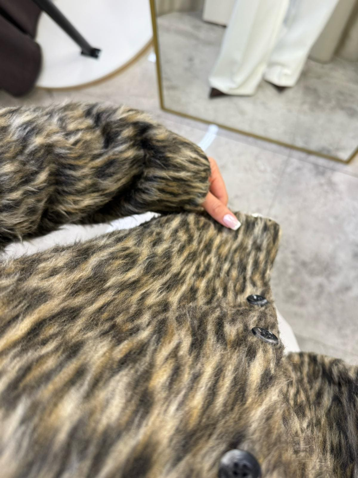 Sera Sakallı Leopar Ceket