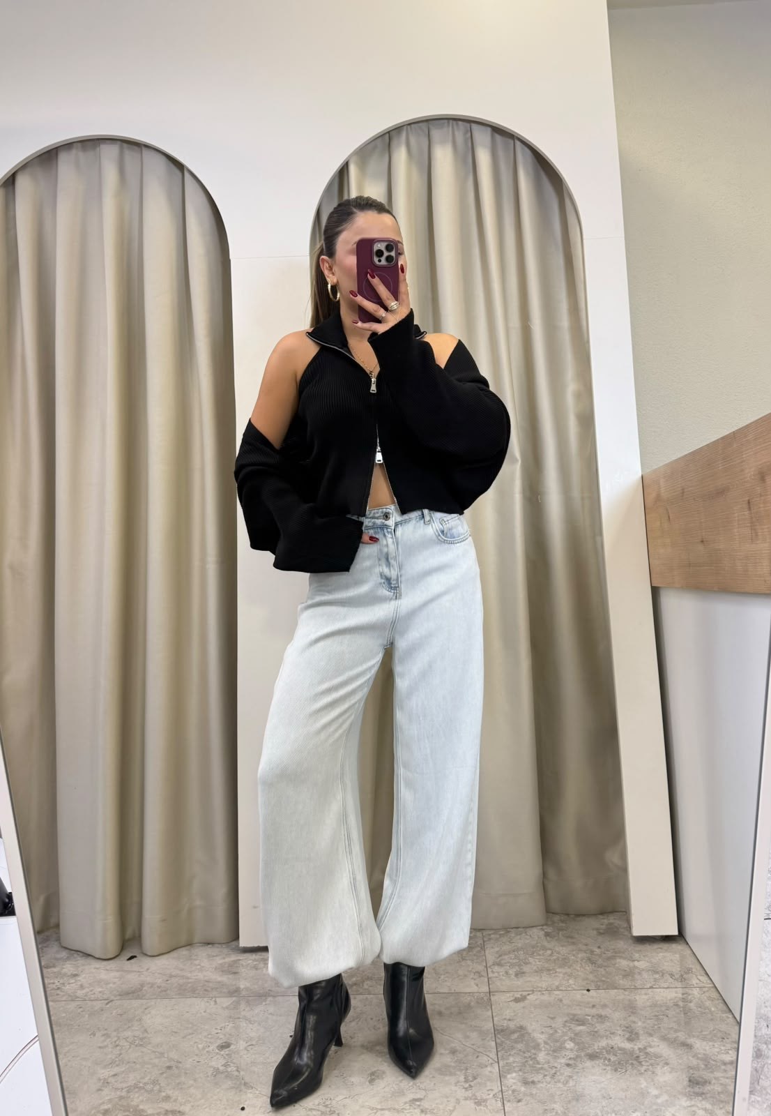 Vex Siyah Triko Bolero Takım