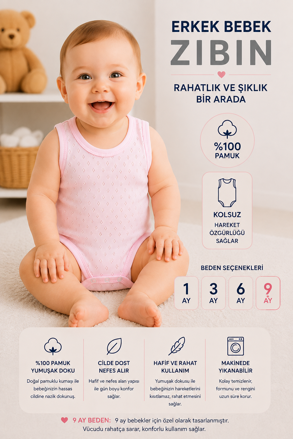 Kız Bebek Zıbın 