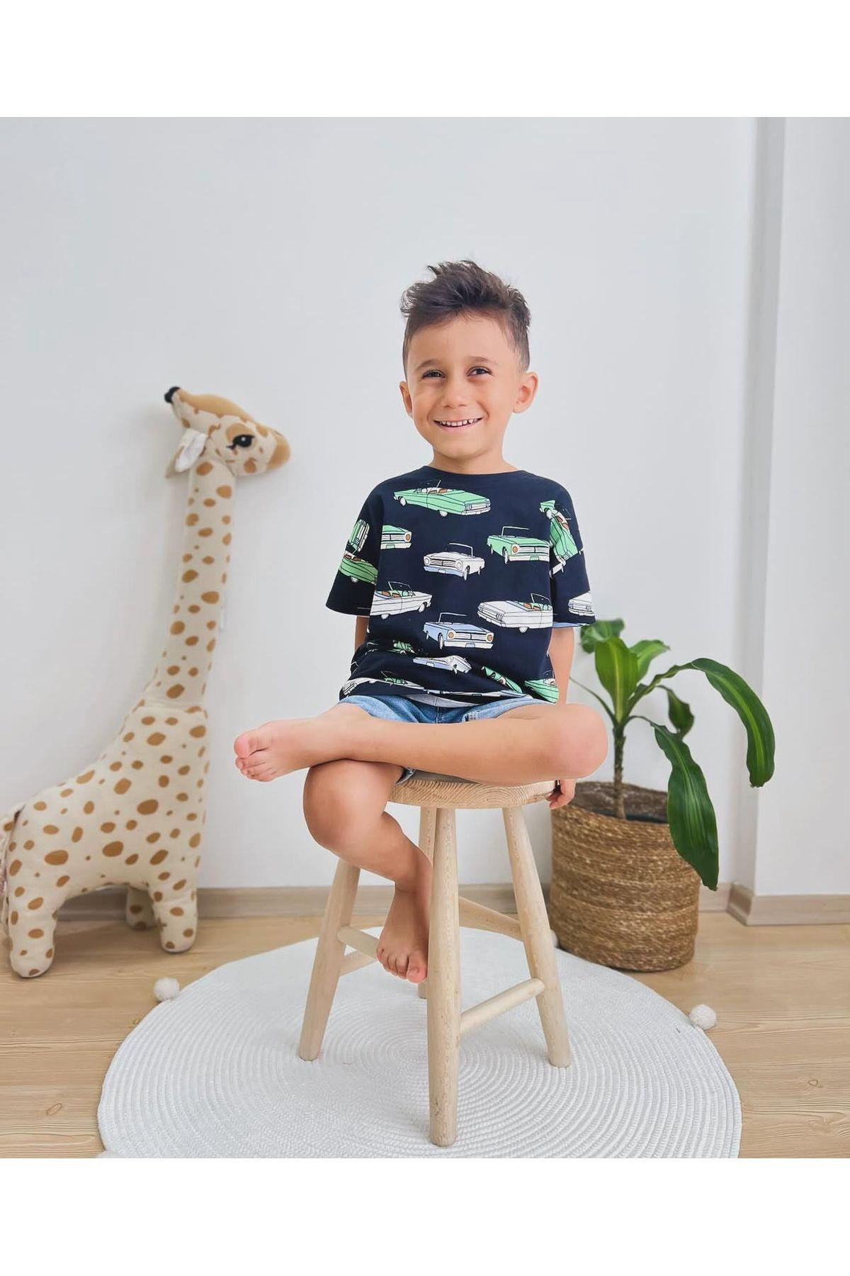 Premium Baskı Kalitesinde Erkek Çocuk Tshirt