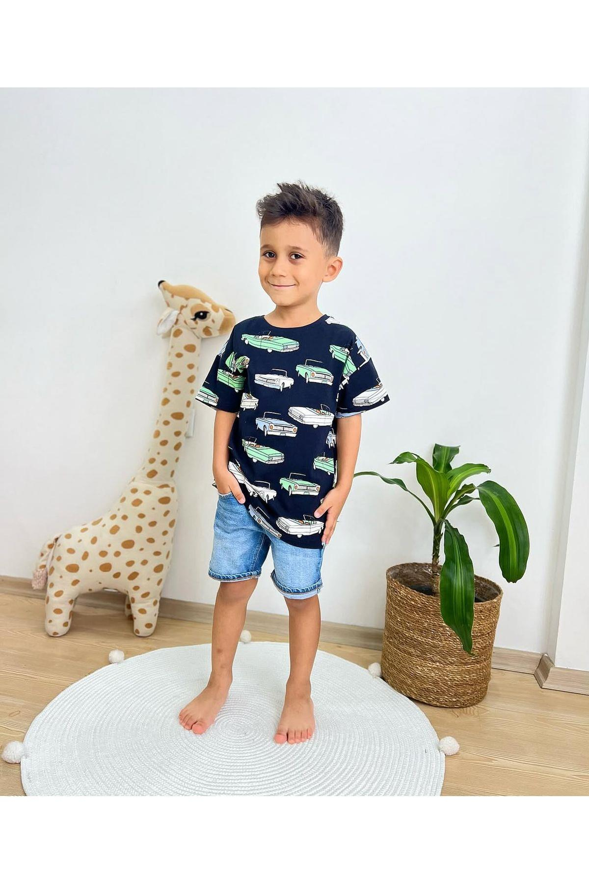 Premium Baskı Kalitesinde Erkek Çocuk Tshirt