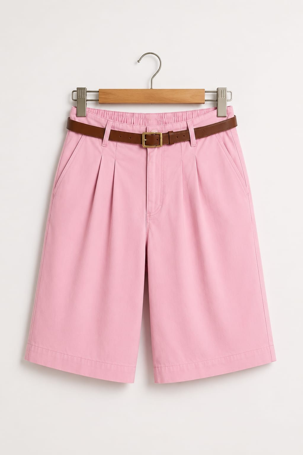 Pembe Bermuda Şort