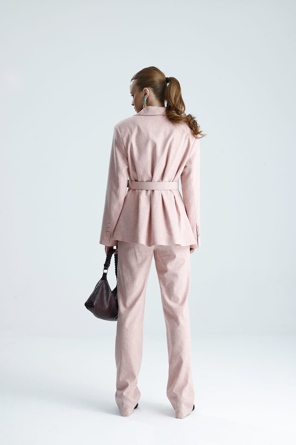 DİEL Pembe Kumaş Pantolon