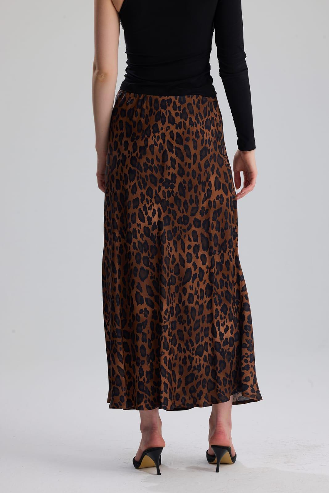 GRASSE leopar etek