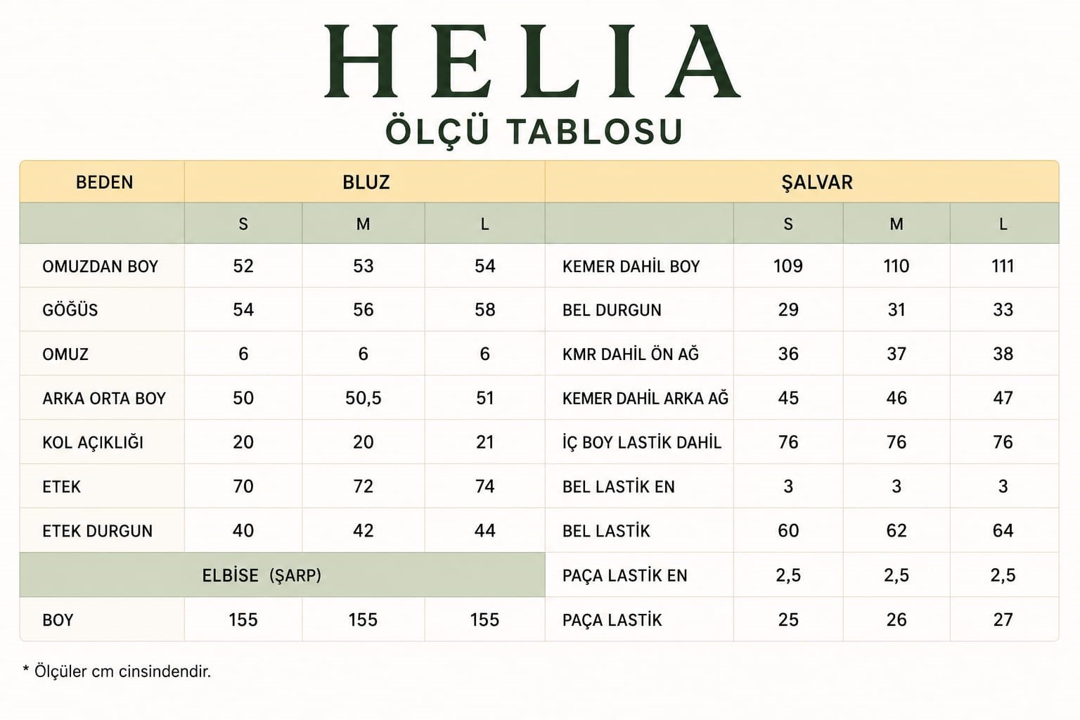 HELİA Balon Bluz Paça Lastikli Pantolon Ve Eşarp Hardal Takım
