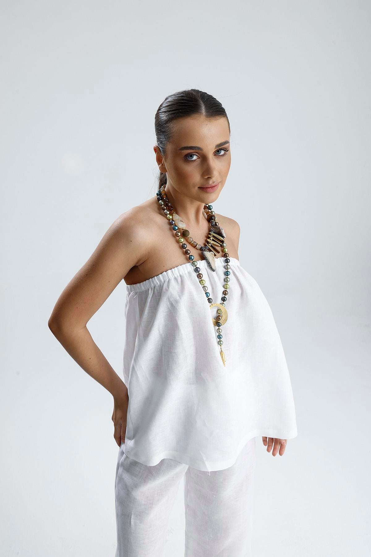 Lara Beyaz Gece/Gündüz Alt-Üst Takım