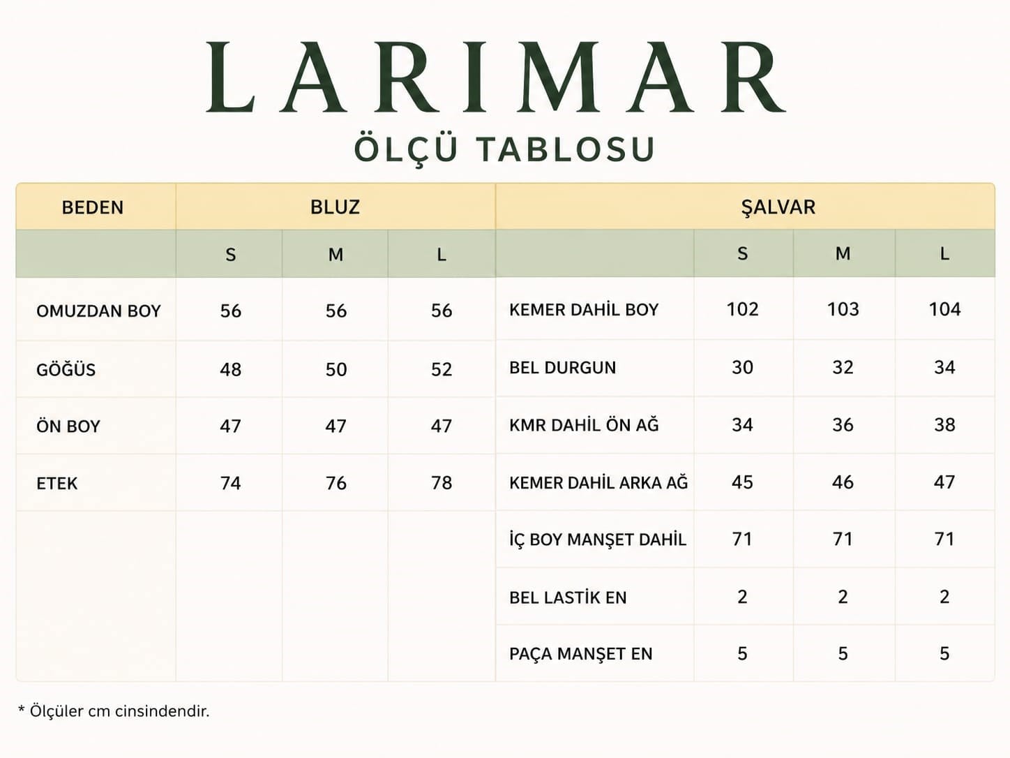 LARİMAR Nakışlı Transparan Bluz Şalvar Mavi Takım