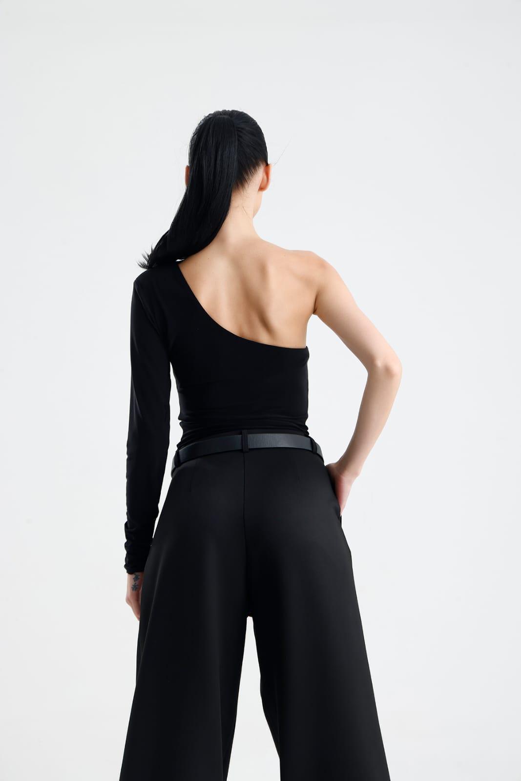 VALETTA siyah tokalı body
