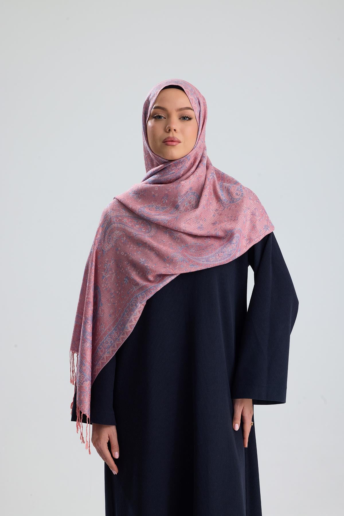 Cashmere Collection - Cotton Candy / Dokuma Kaşmir Şal (Yeni Sezon)