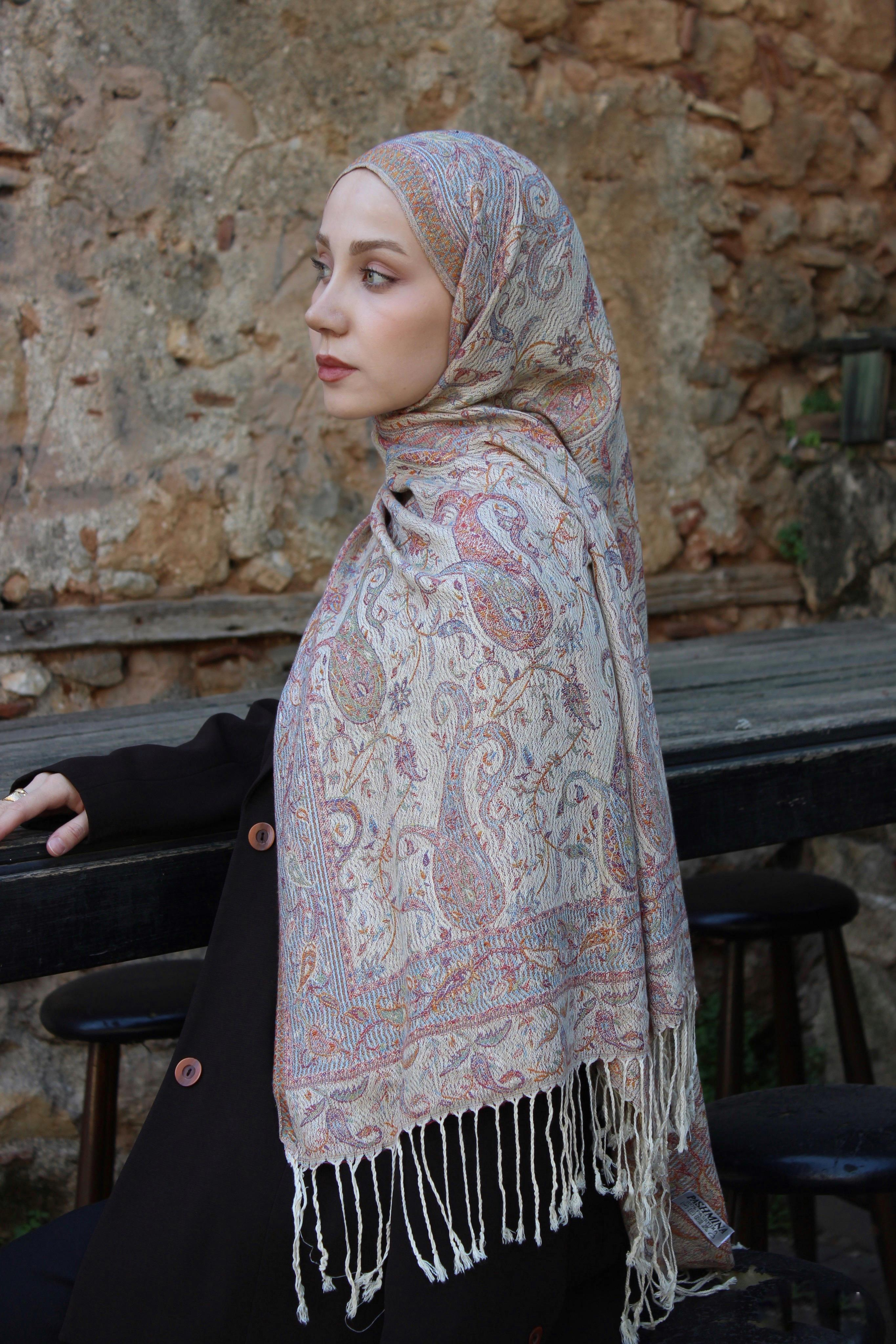 Cashmere Collection - Tarçın / Dokuma Kaşmir Şal