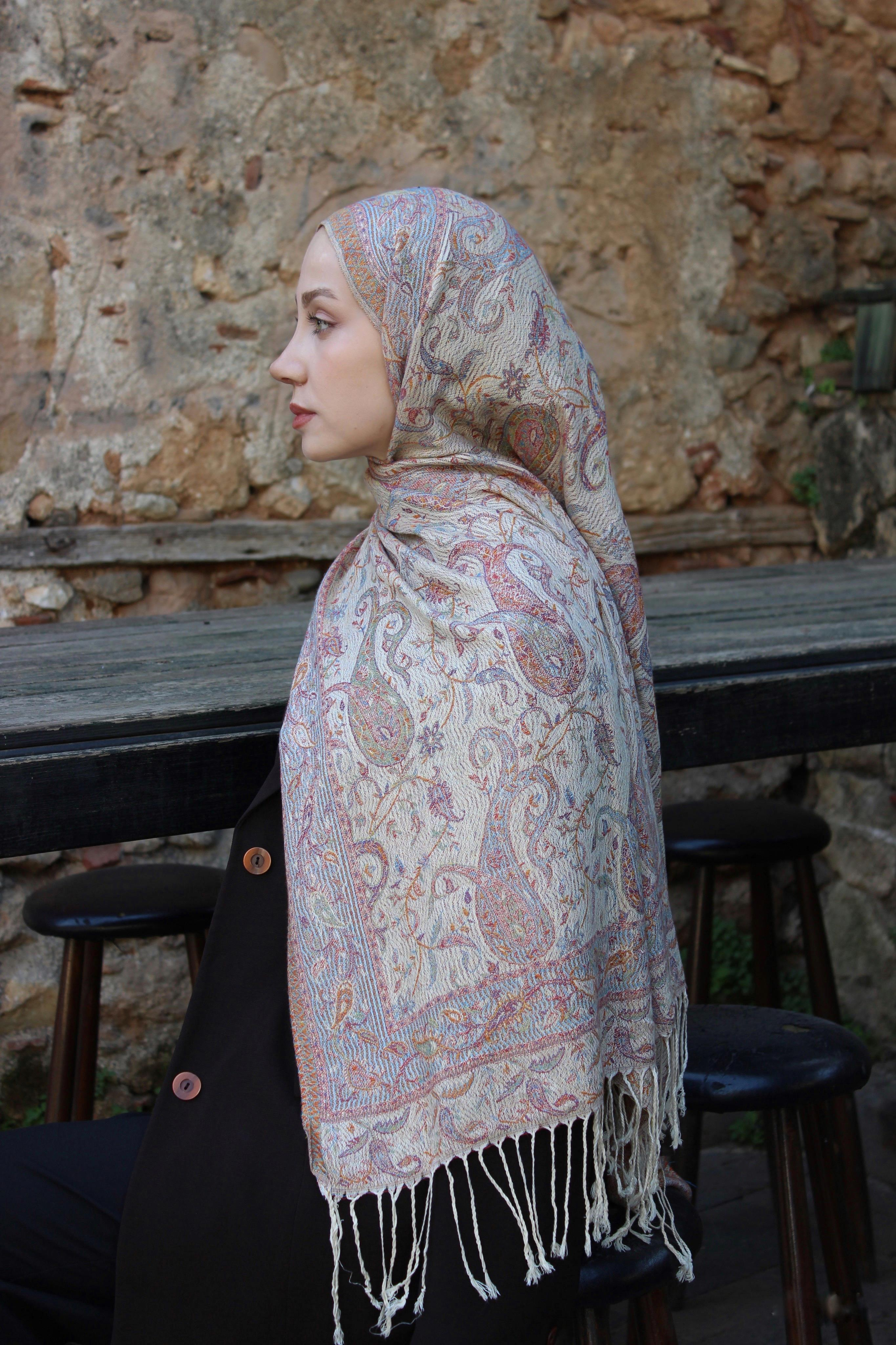 Cashmere Collection - Tarçın / Dokuma Kaşmir Şal