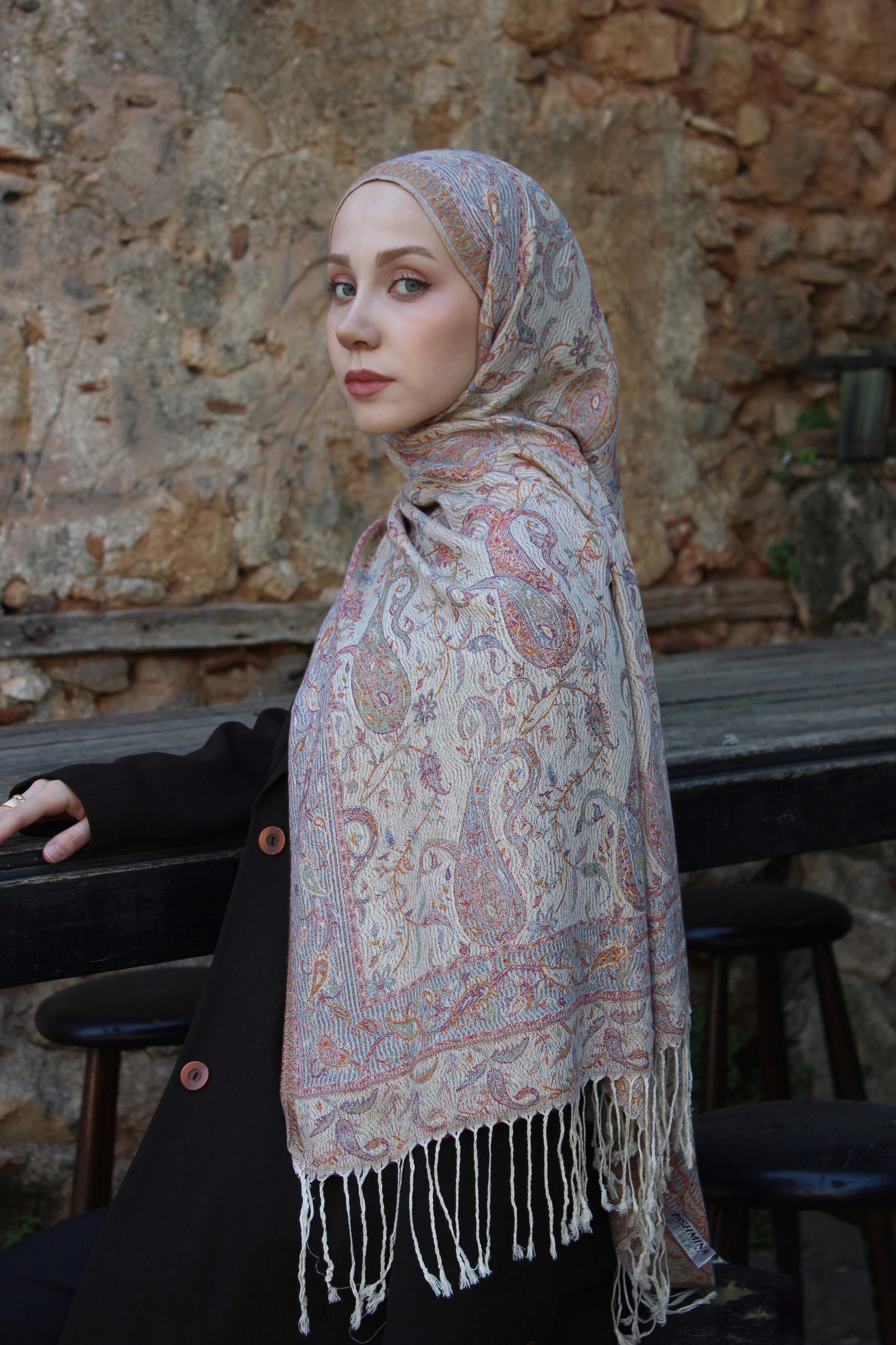 Cashmere Collection - Tarçın / Dokuma Kaşmir Şal