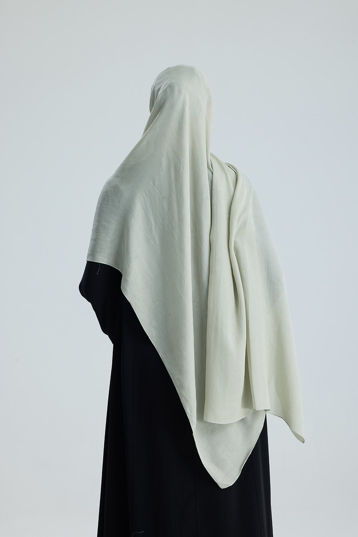 Lace of Leaves Collection- Muted Mint / Floş Pamuk Şal