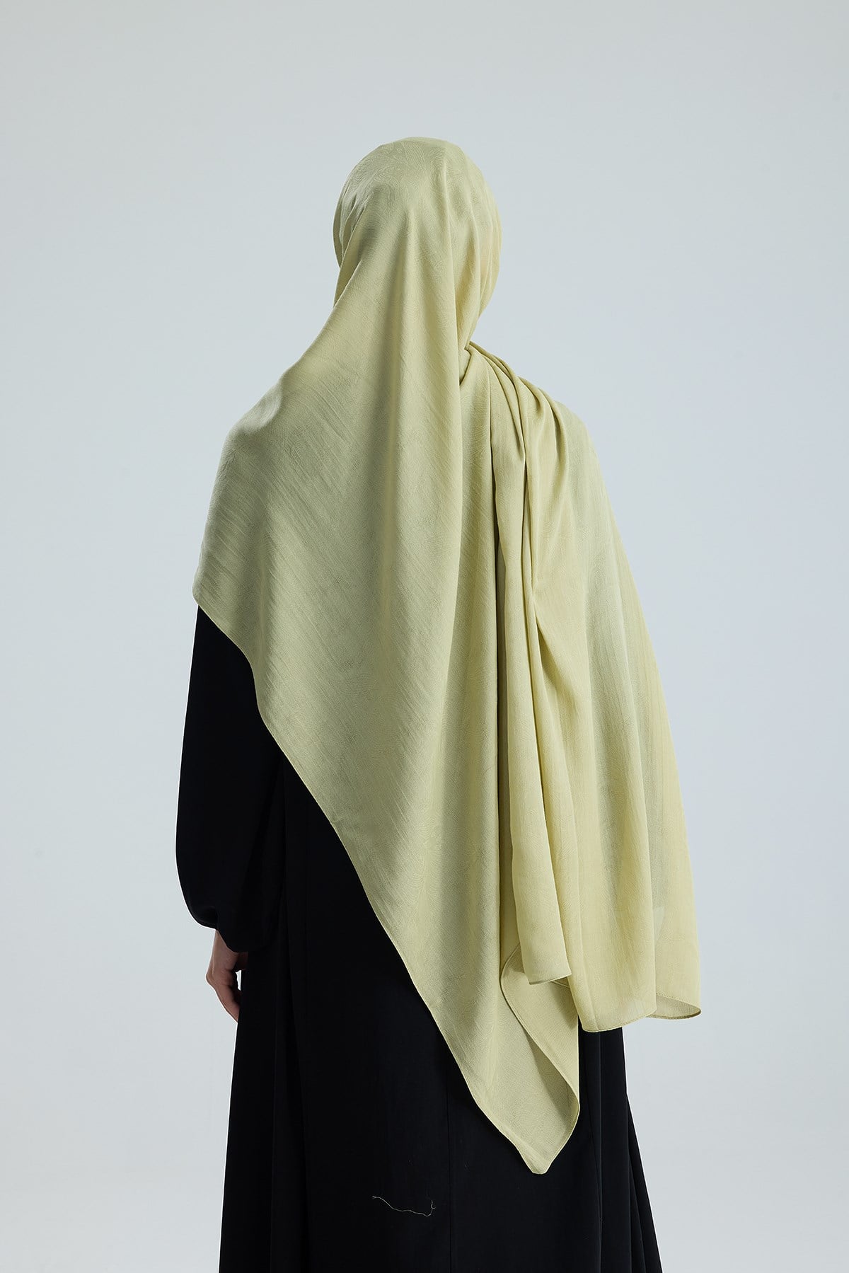 Lace of Leaves Collection- Soft Matcha / Floş Pamuk Şal