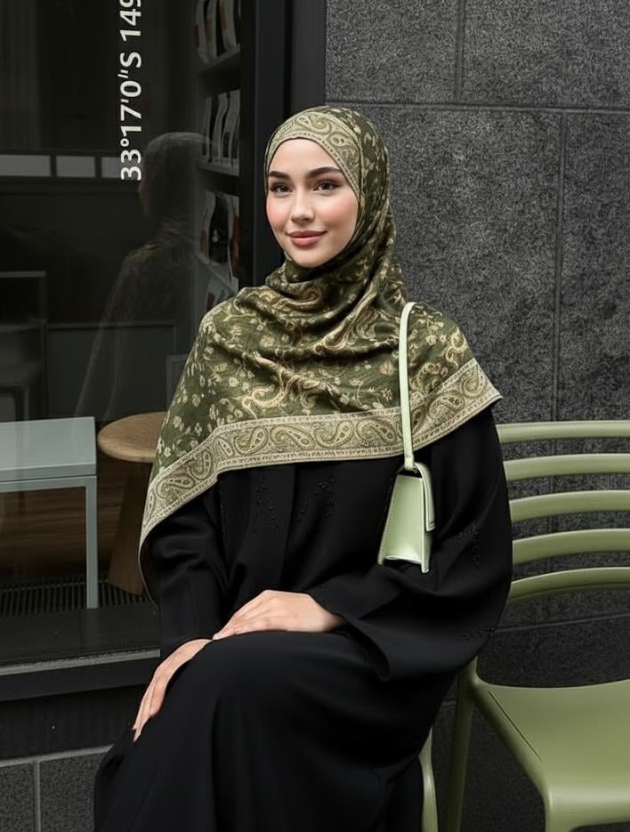 Royale Passage Serisi - Aegean Beauty - Cashmere Collection / Dokuma Kaşmir Şal
