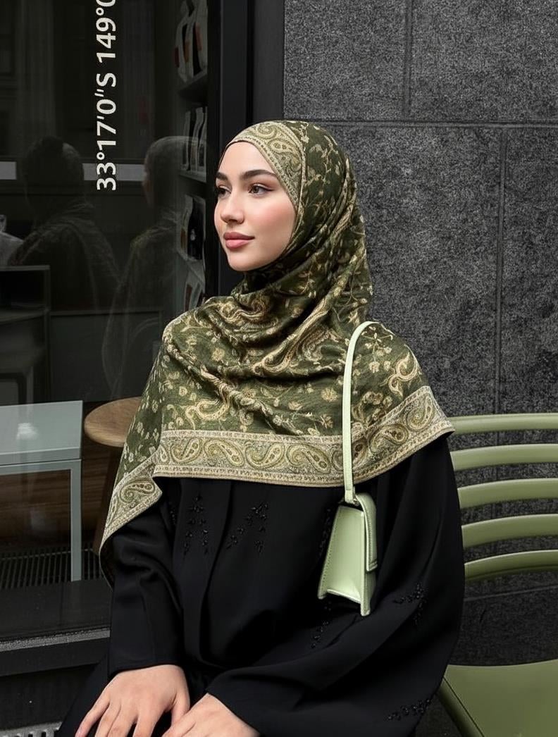 Royale Passage Serisi - Aegean Beauty - Cashmere Collection / Dokuma Kaşmir Şal