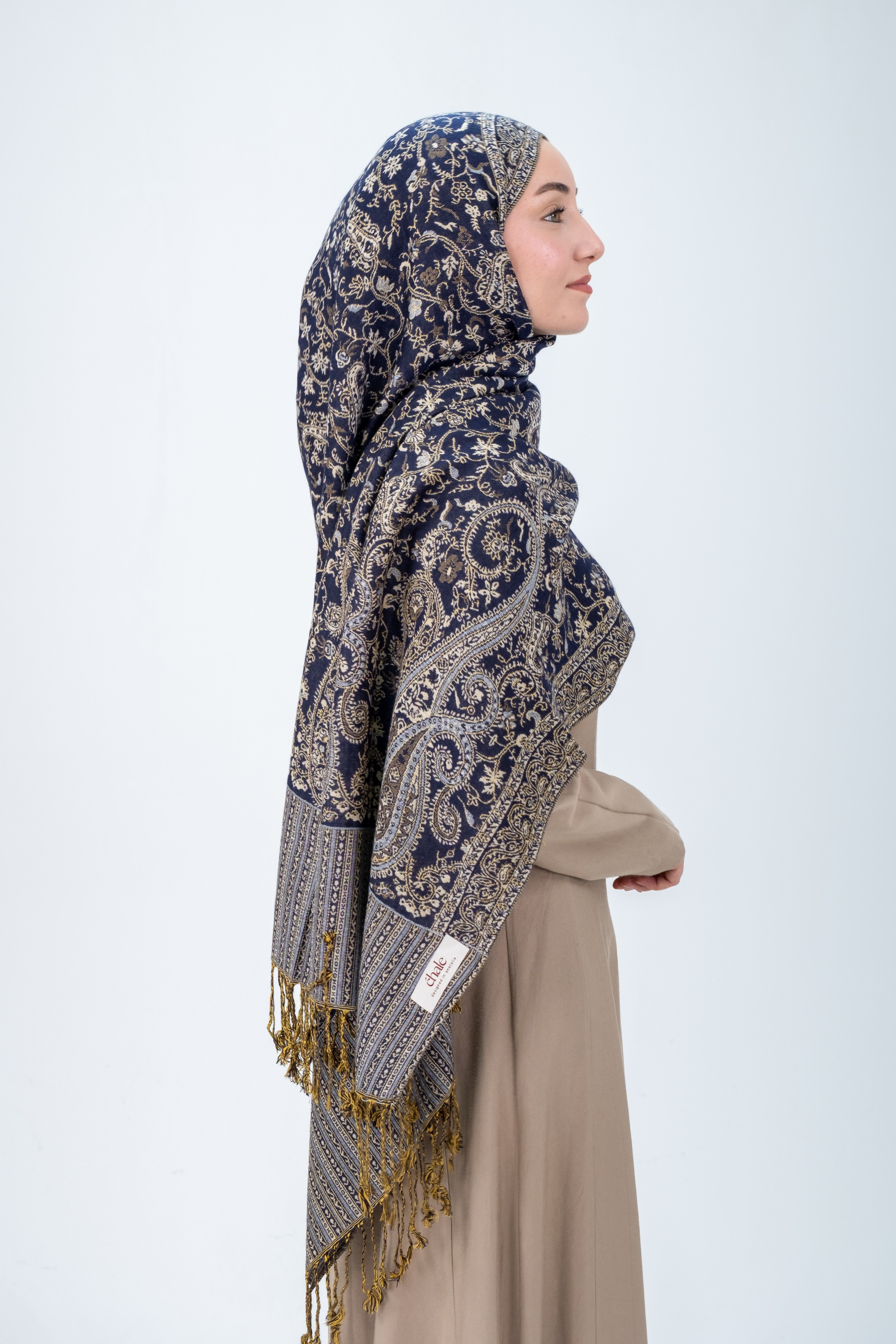 Royale Passage Serisi - Bazaar Twilight - Cashmere Collection / Dokuma Kaşmir Şal