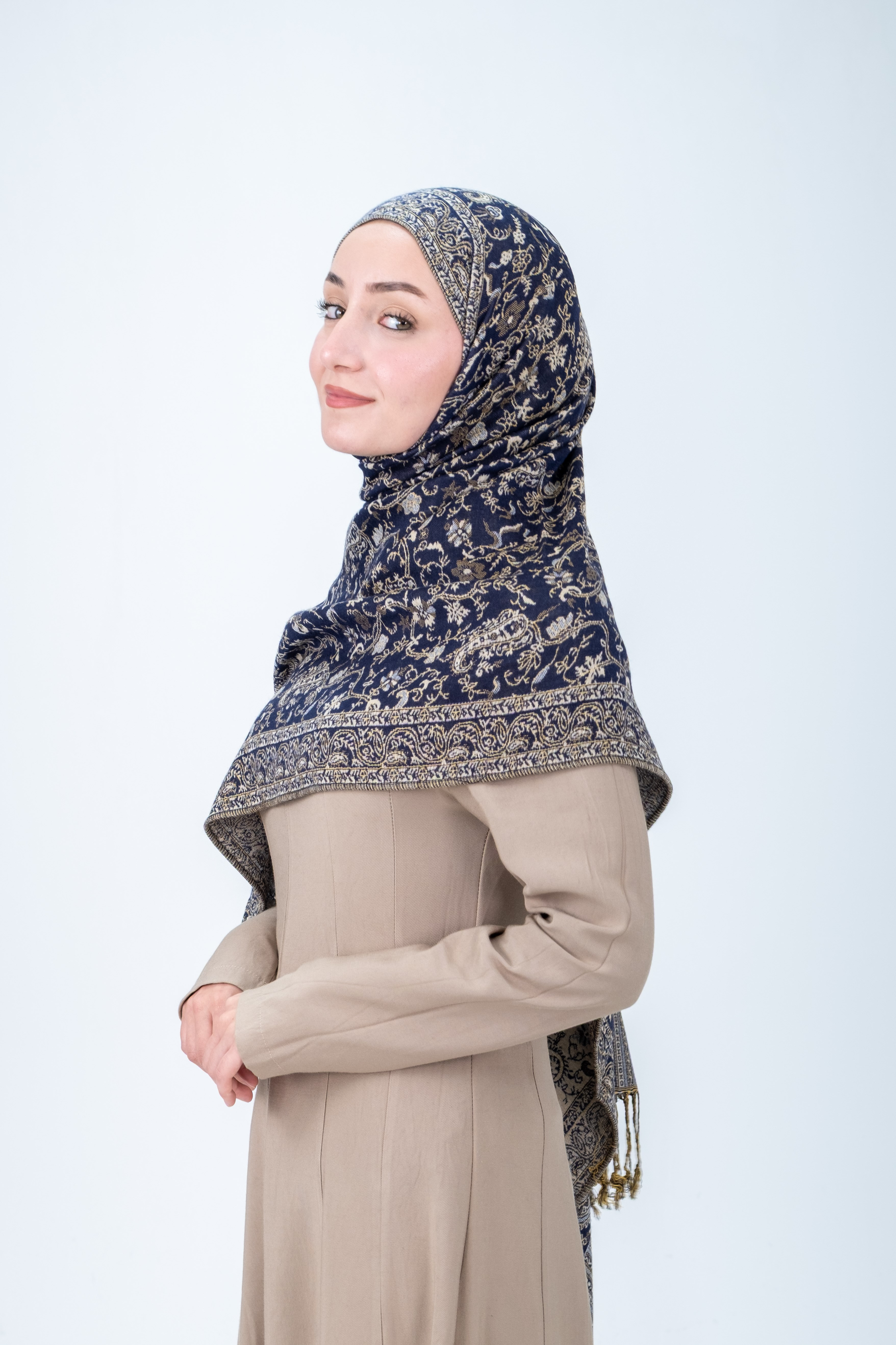 Royale Passage Serisi - Bazaar Twilight - Cashmere Collection / Dokuma Kaşmir Şal