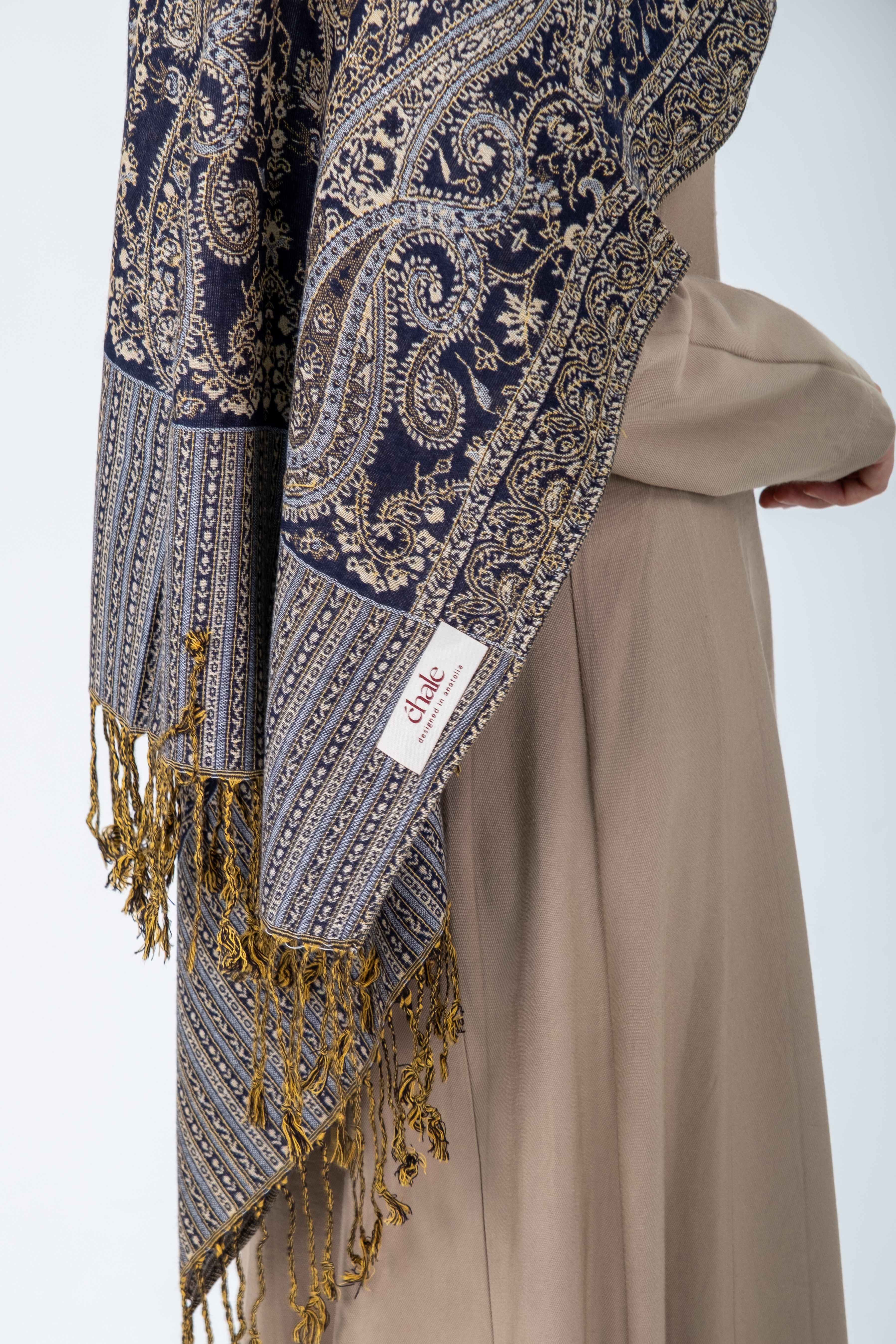 Royale Passage Serisi - Bazaar Twilight - Cashmere Collection / Dokuma Kaşmir Şal