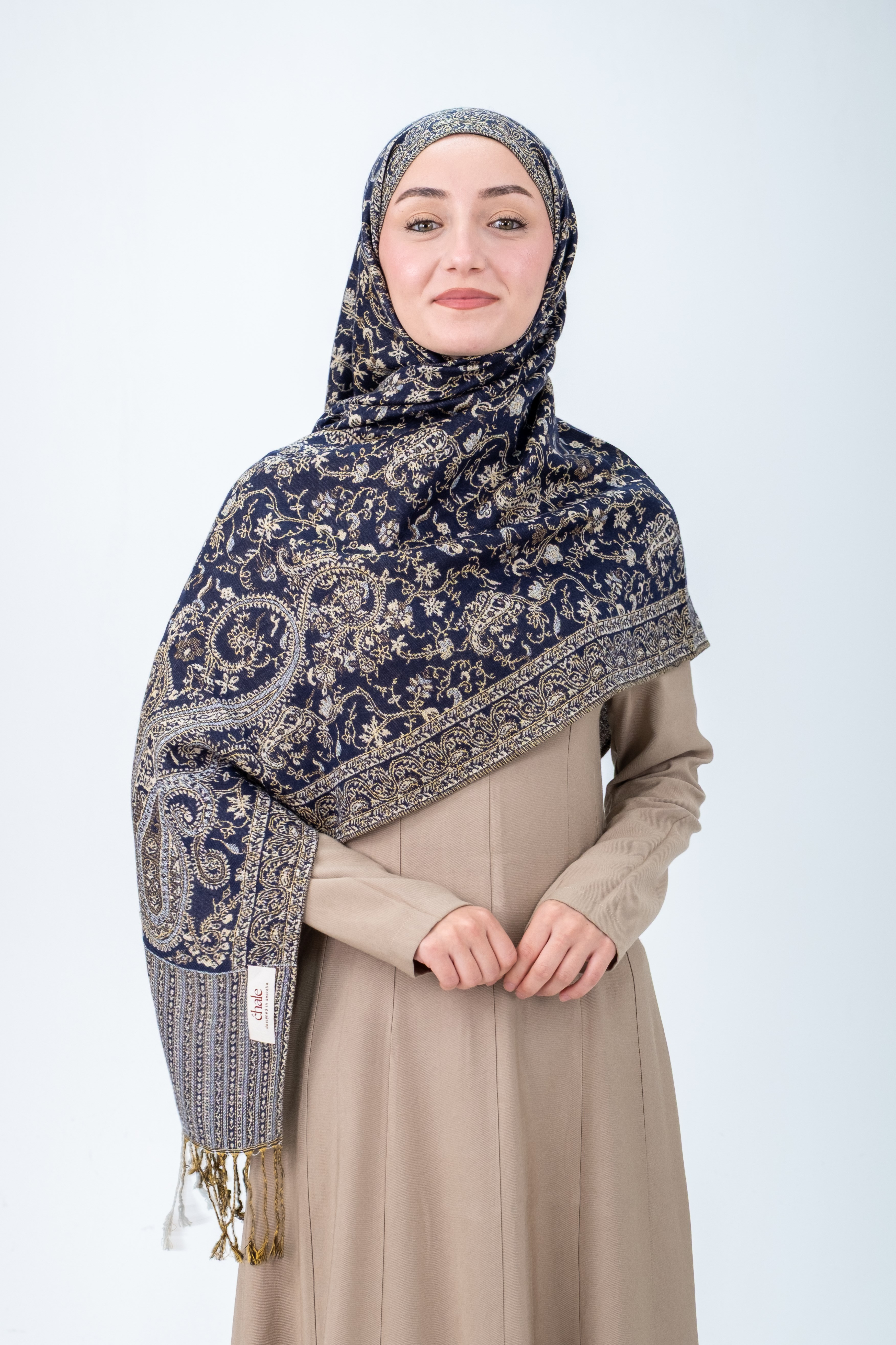 Royale Passage Serisi - Bazaar Twilight - Cashmere Collection / Dokuma Kaşmir Şal