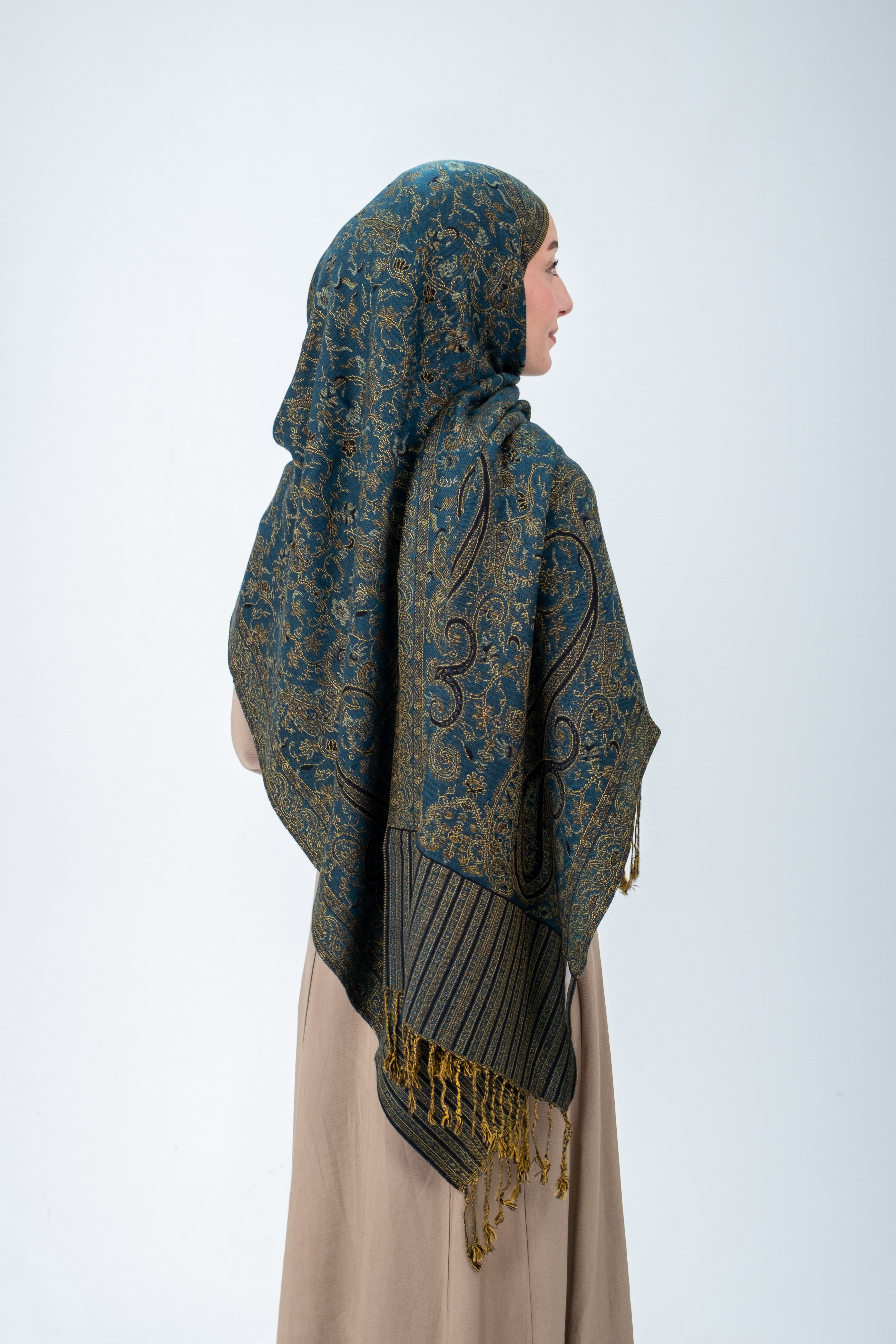 Royale Passage Serisi - Levantine Glow - Cashmere Collection / Dokuma Kaşmir Şal