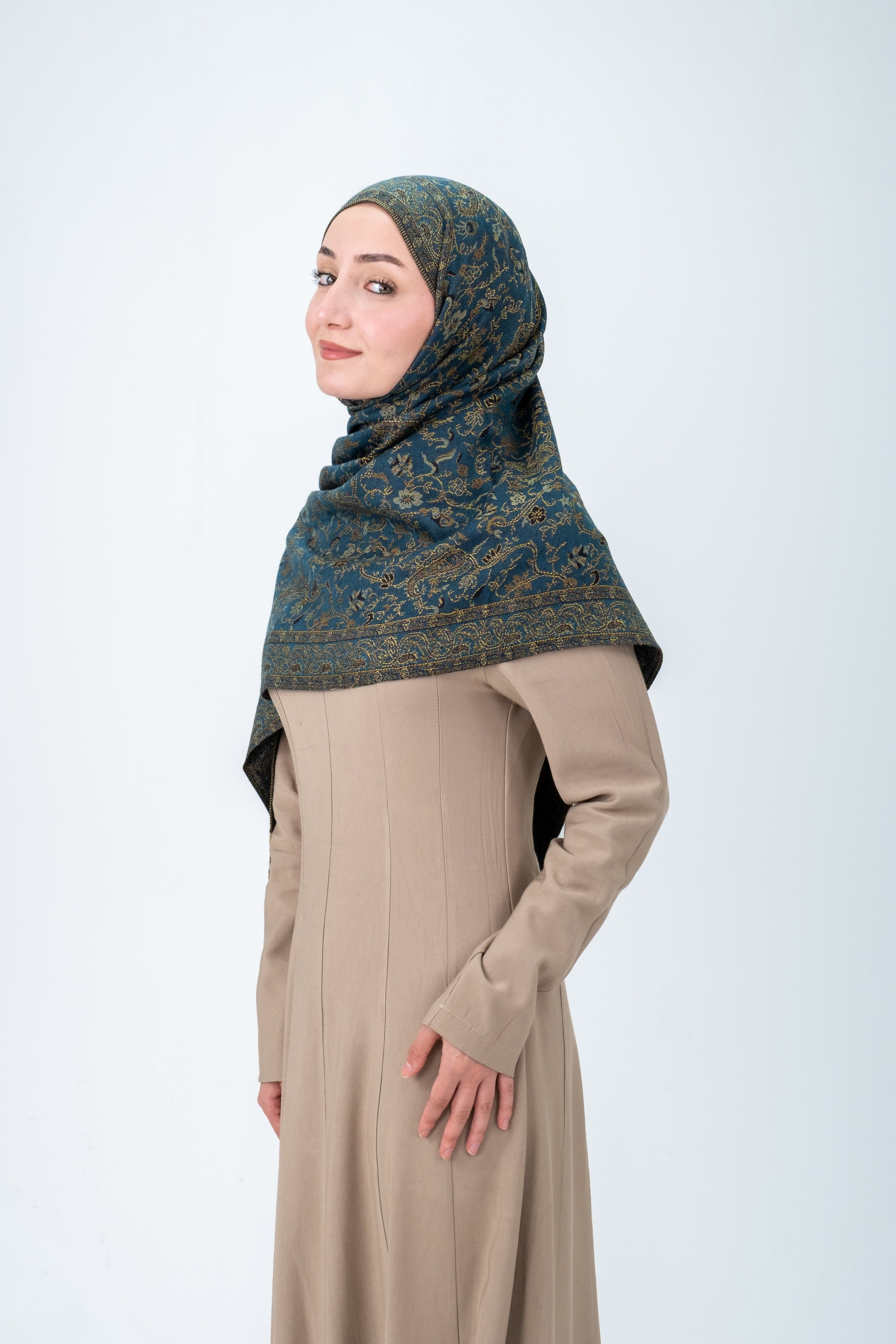 Royale Passage Serisi - Levantine Glow - Cashmere Collection / Dokuma Kaşmir Şal