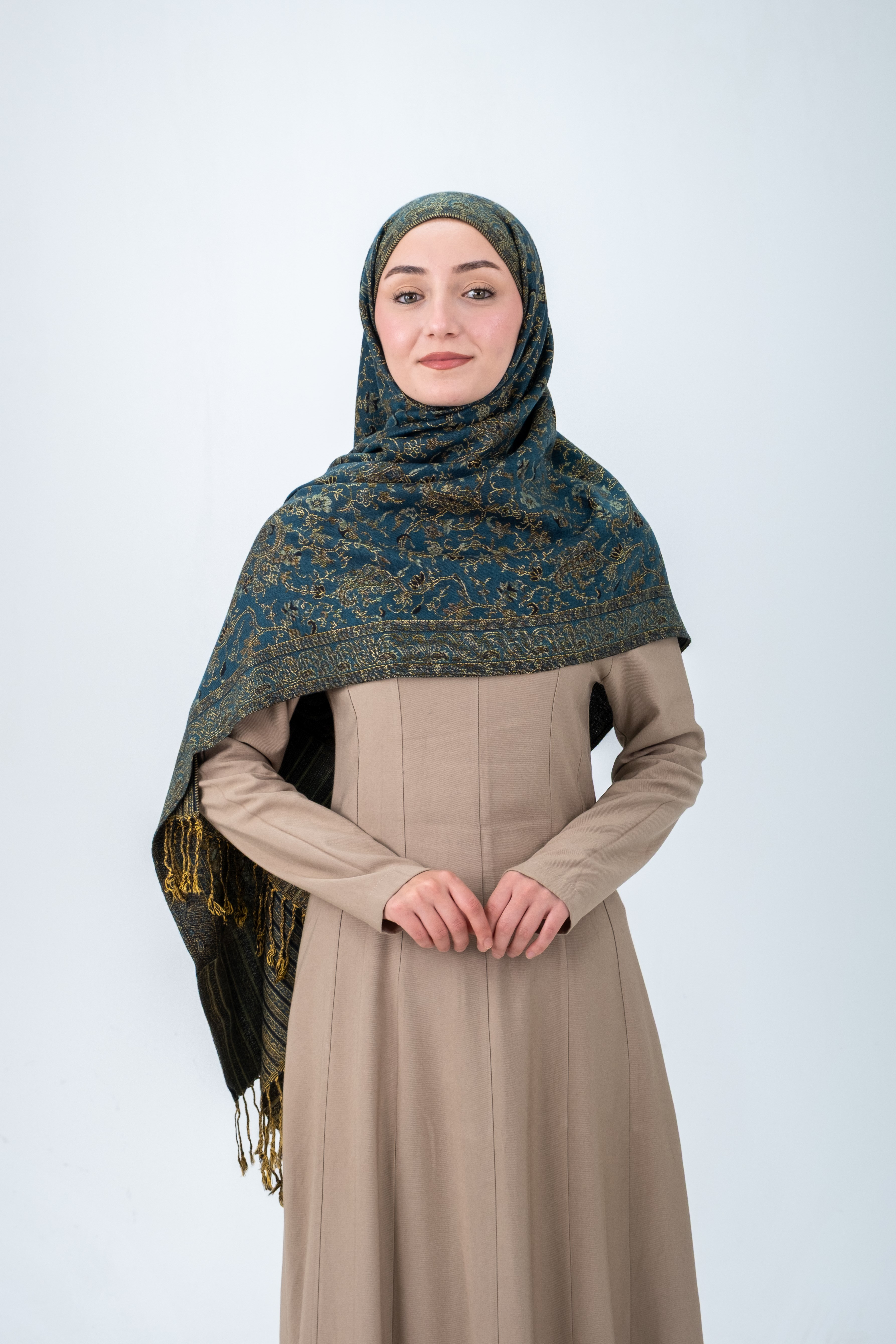 Royale Passage Serisi - Levantine Glow - Cashmere Collection / Dokuma Kaşmir Şal