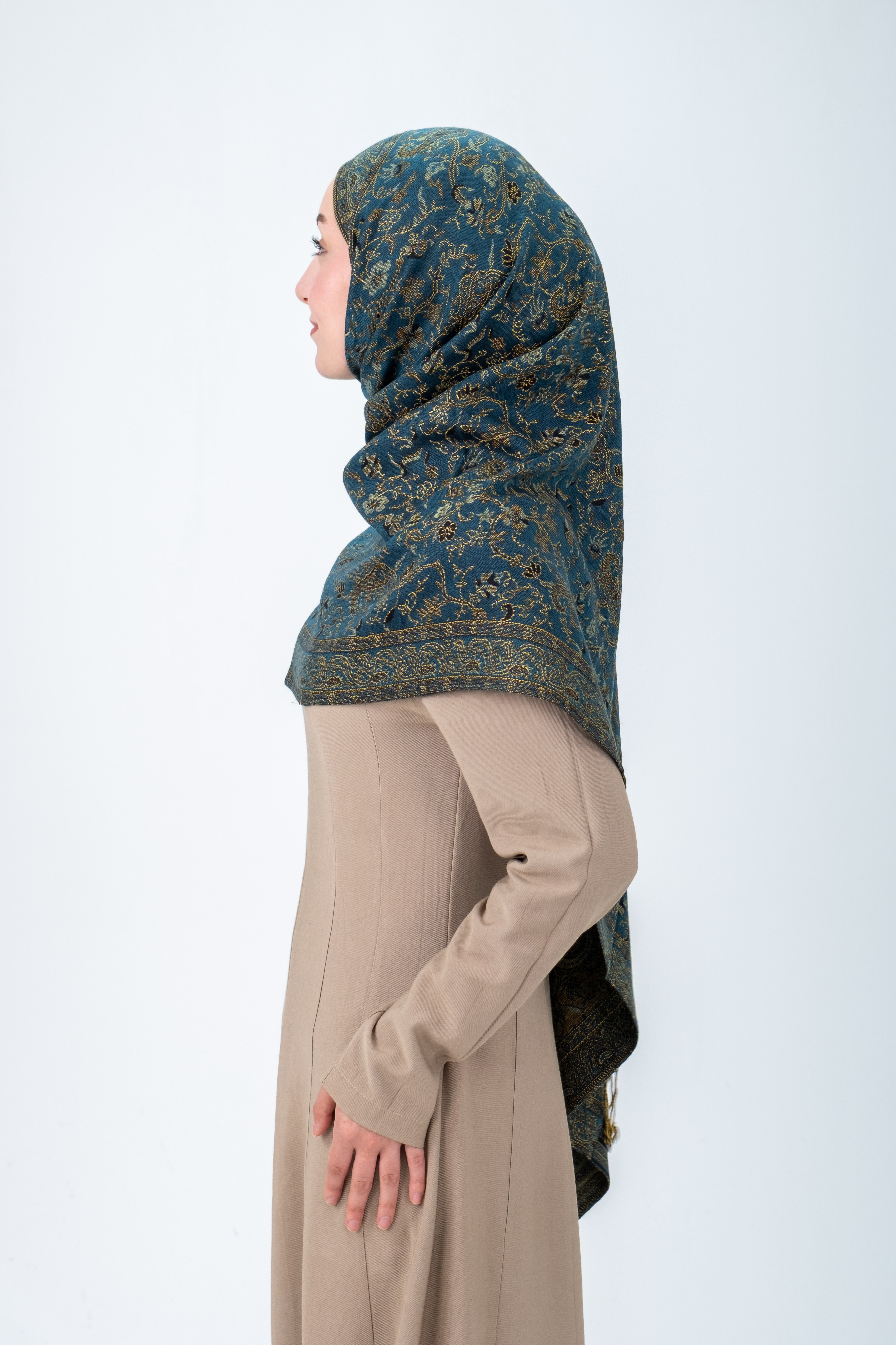 Royale Passage Serisi - Levantine Glow - Cashmere Collection / Dokuma Kaşmir Şal