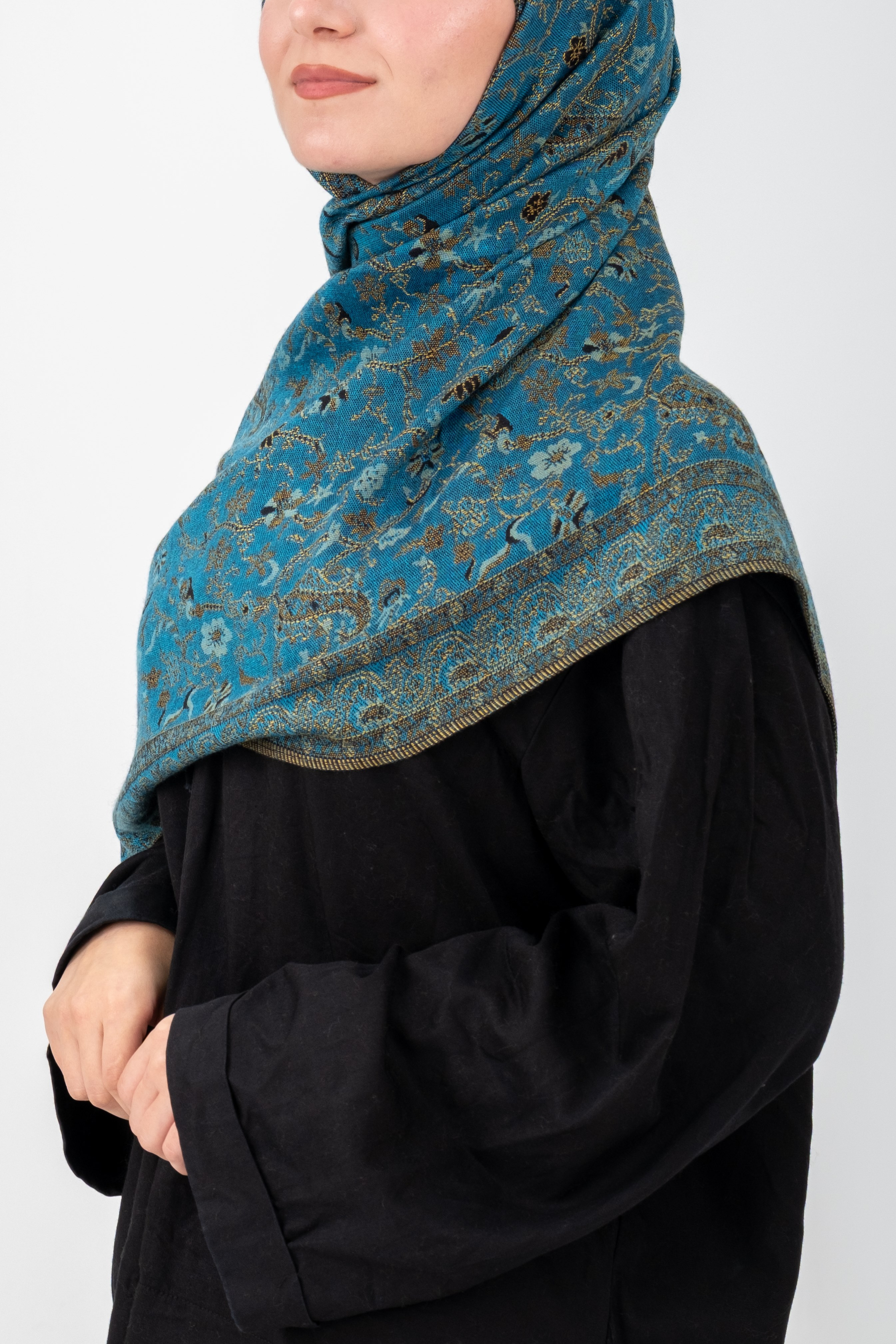 Royale Passage Serisi - Mosaic Siren - Cashmere Collection / Dokuma Kaşmir Şal