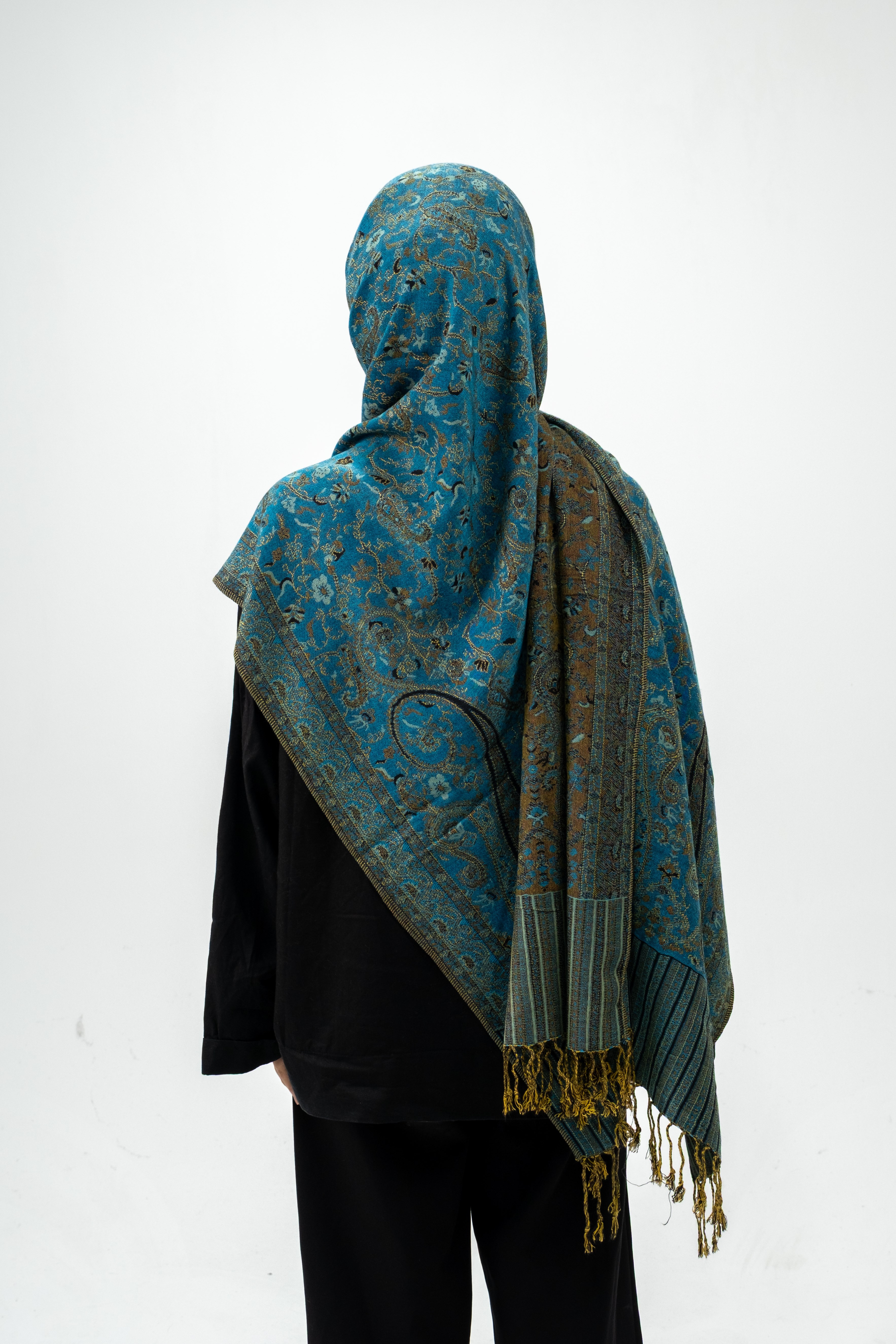 Royale Passage Serisi - Mosaic Siren - Cashmere Collection / Dokuma Kaşmir Şal