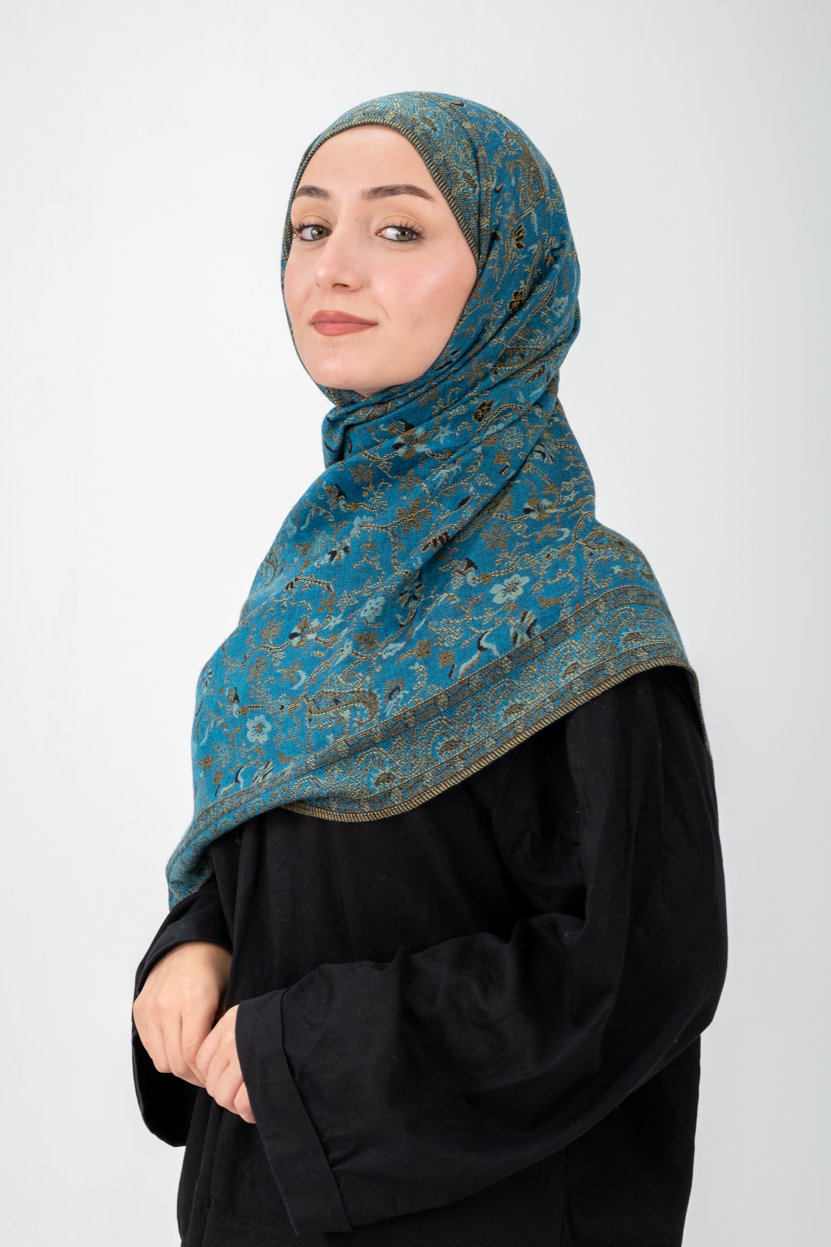 Royale Passage Serisi - Mosaic Siren - Cashmere Collection / Dokuma Kaşmir Şal