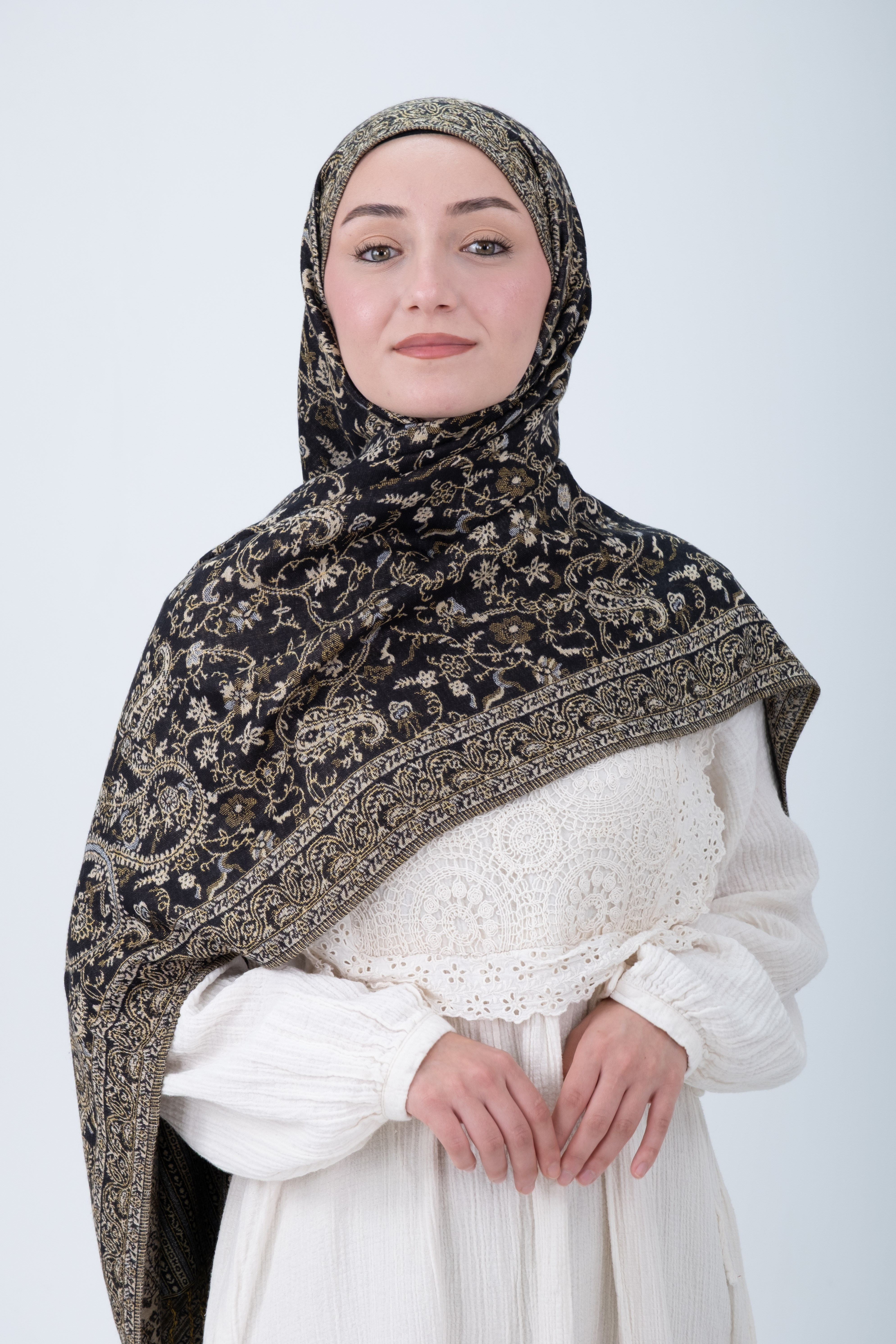 Royale Passage Serisi - Palace Nightingale - Cashmere Collection / Dokuma Kaşmir Şal