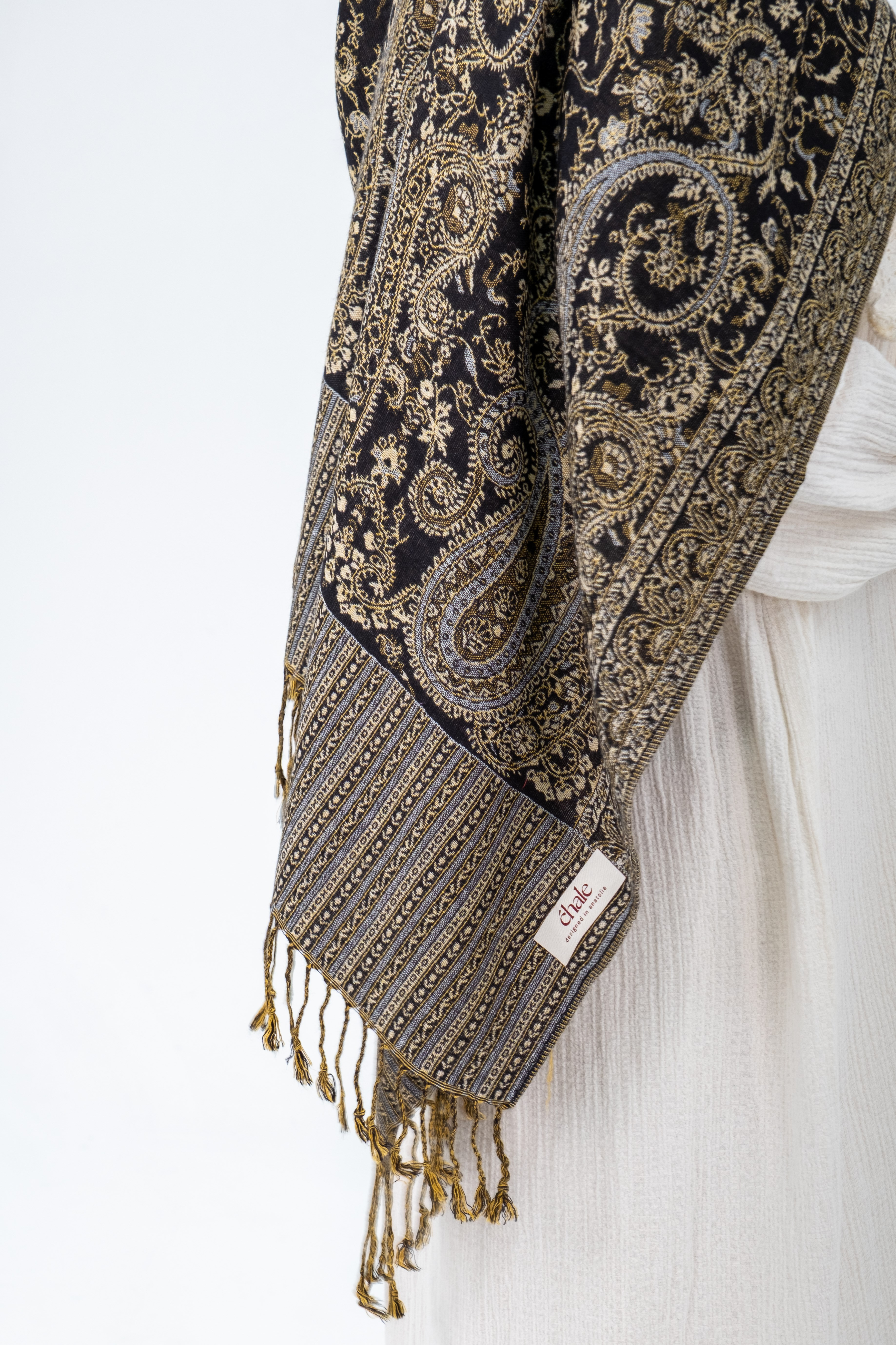 Royale Passage Serisi - Palace Nightingale - Cashmere Collection / Dokuma Kaşmir Şal