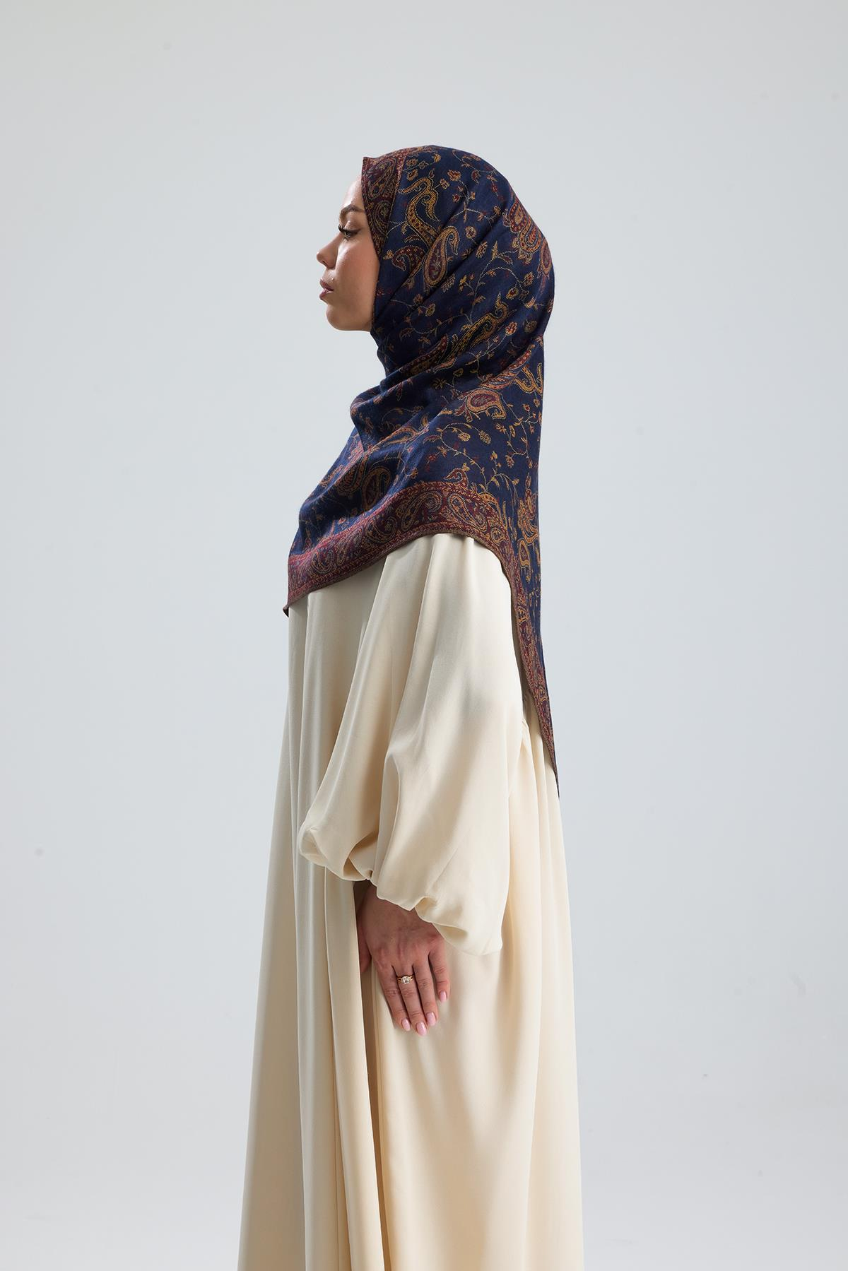 Royale Passage Serisi - Sultan's Ink - Cashmere Collection / Dokuma Kaşmir Şal