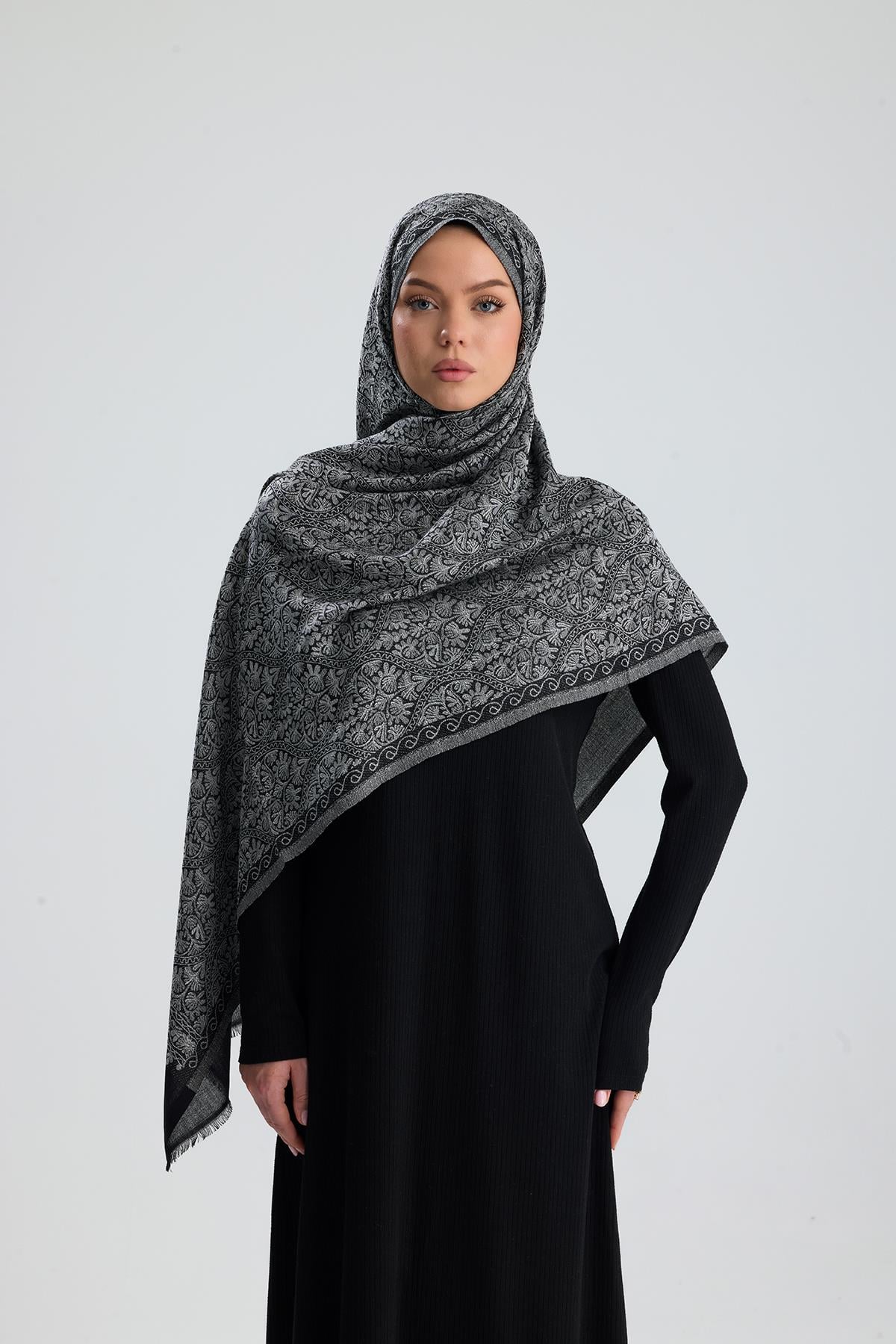 Seian Dokuma Pamuk Şal - Beauty of Kilikya