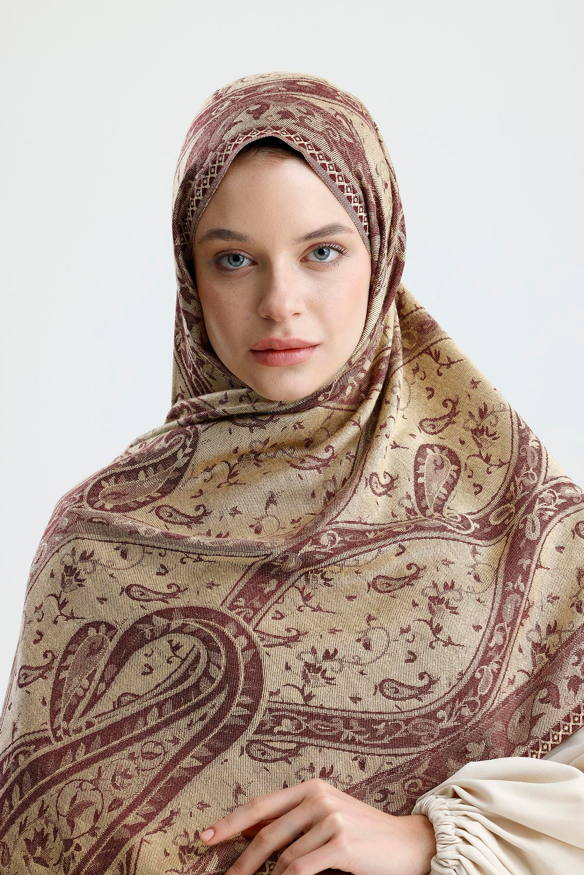 Shine Serisi - Aureole / Dokuma Pashmina Şal