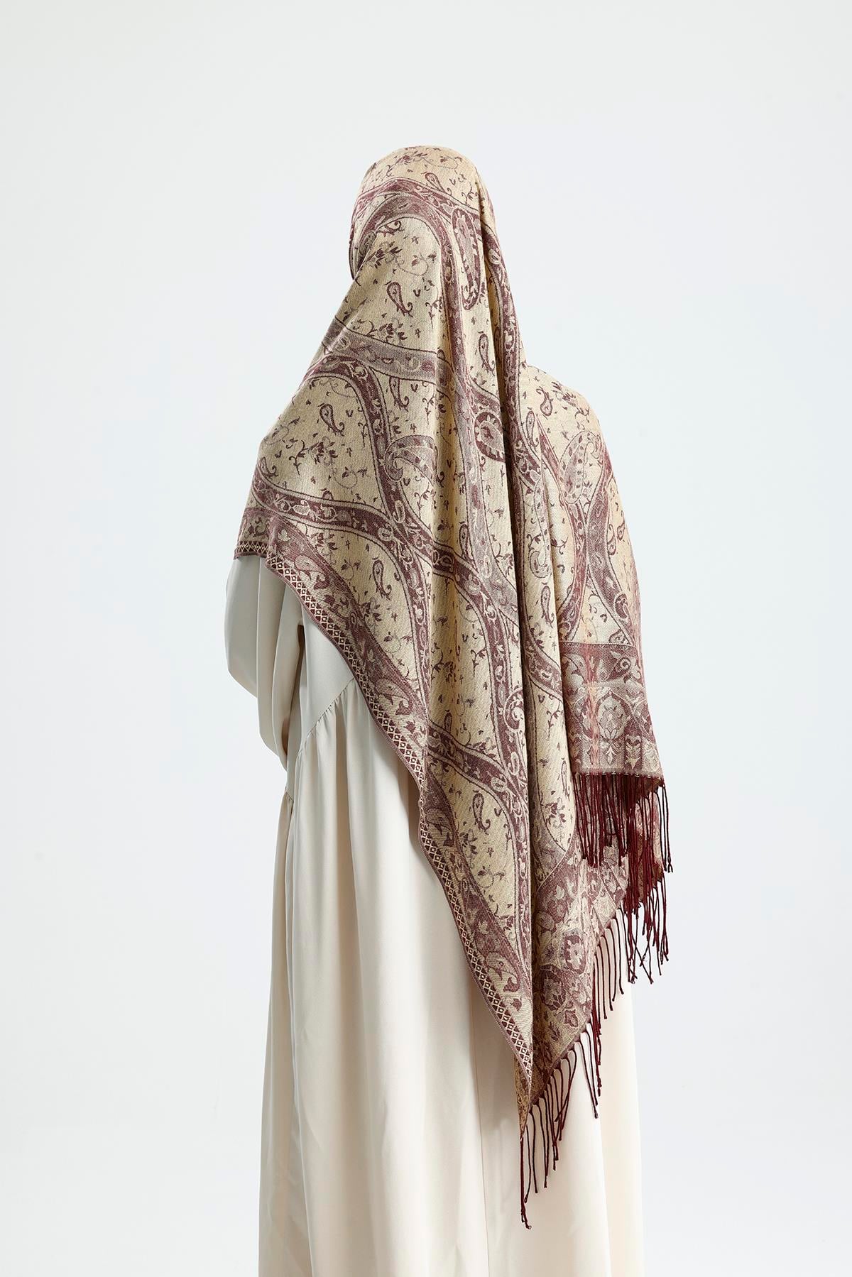 Shine Serisi - Aureole / Dokuma Pashmina Şal